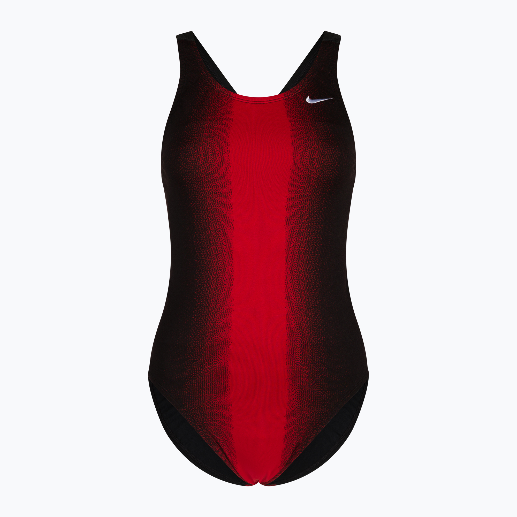 Дамски бански костюм от една част Nike Fade Sting черен и червен NESS8050-614