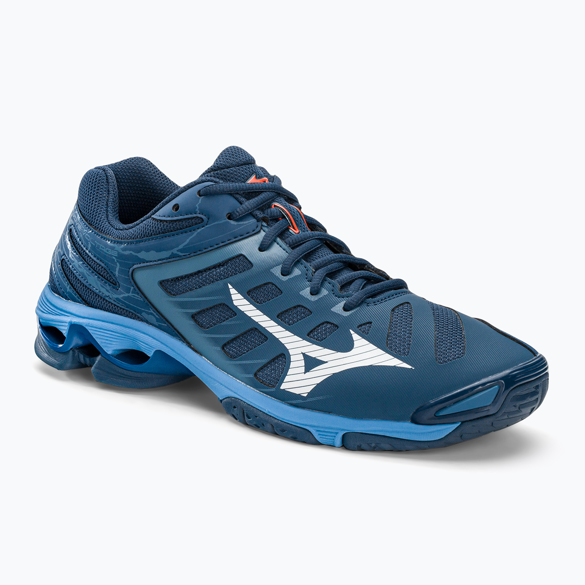 Мъжки обувки за волейбол Mizuno Wave Voltage navy blue V1GA216021