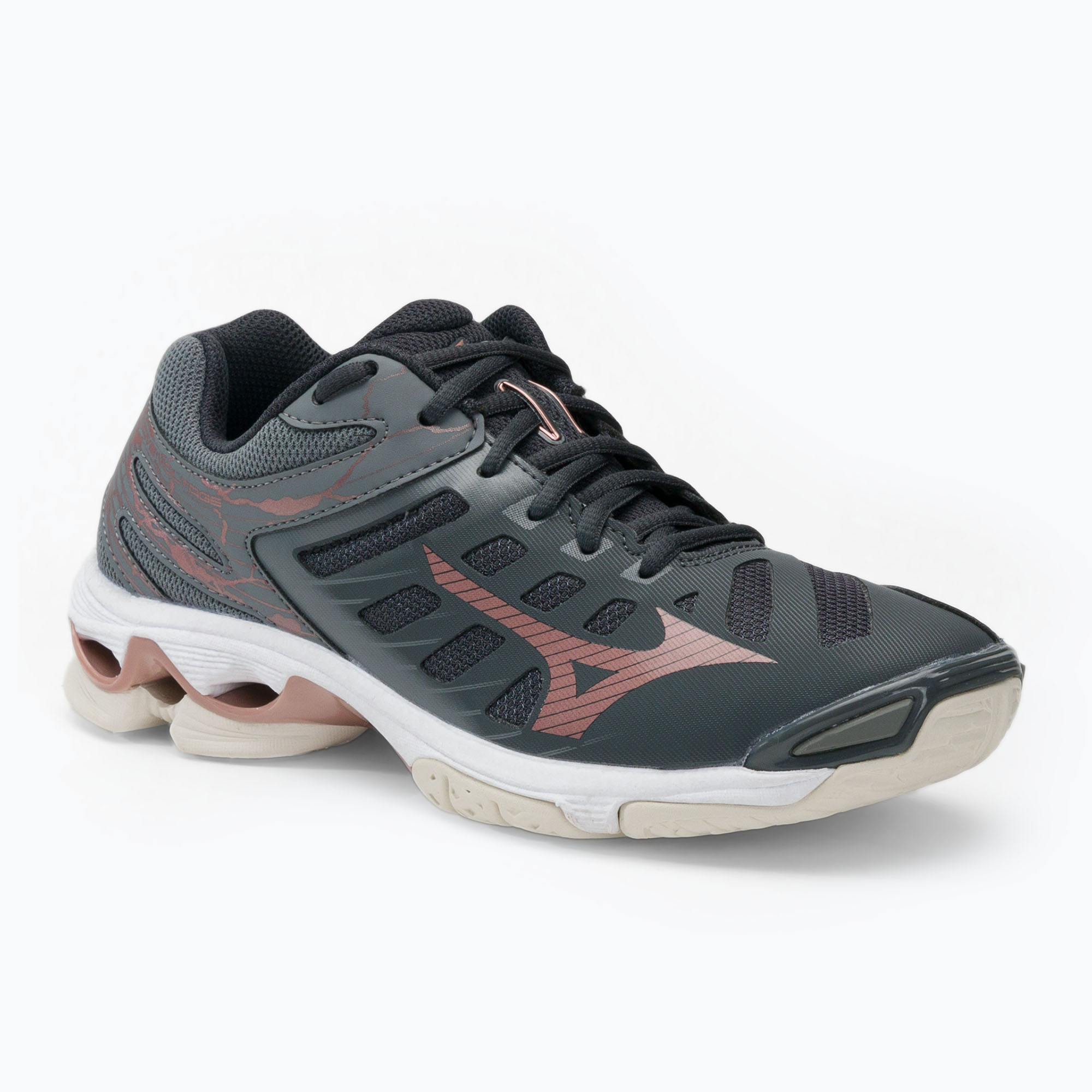 Дамски обувки за волейбол Mizuno Wave Voltage Ebony/Rose/Quiet Shade V1GC216035