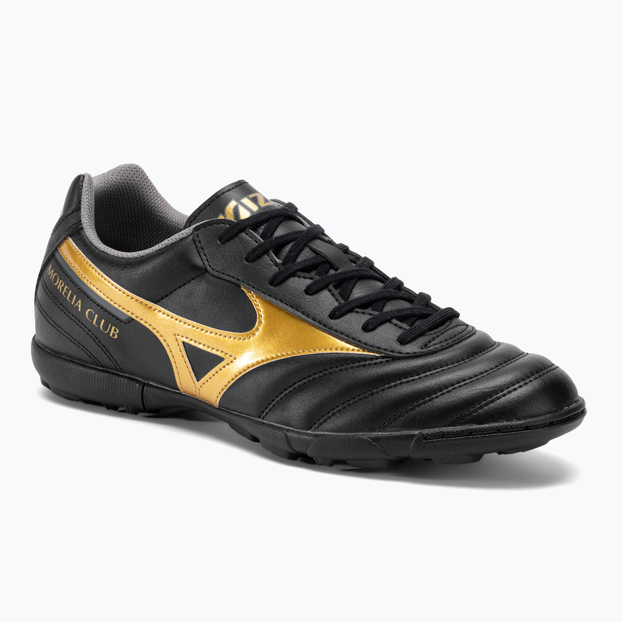 Mizuno Morelia II Club AS мъжки футболни обувки black/gold/dark shadow