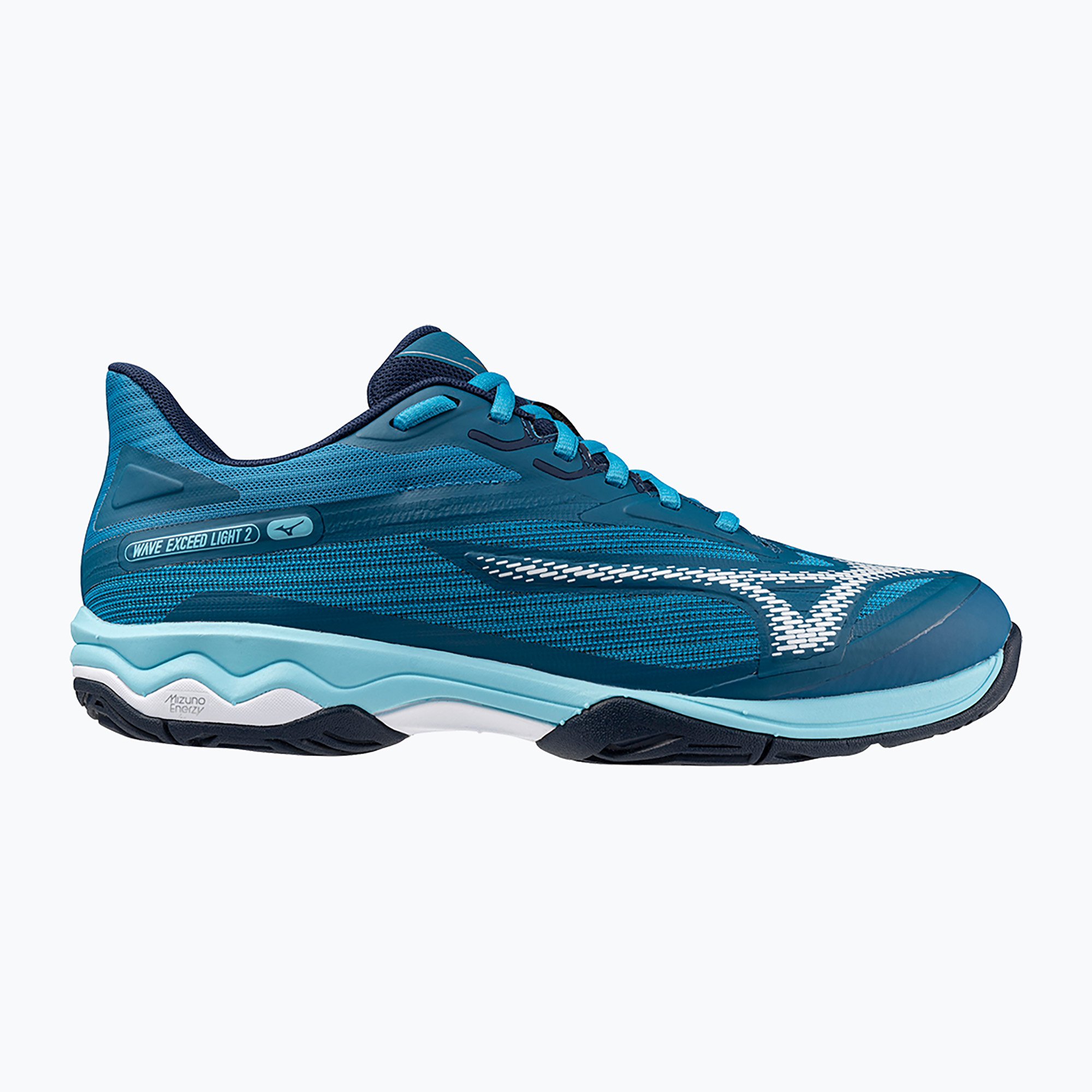 Мъжки обувки за тенис Mizuno Wave Exceed Light 2 AC moroccan blue / white / bluejay