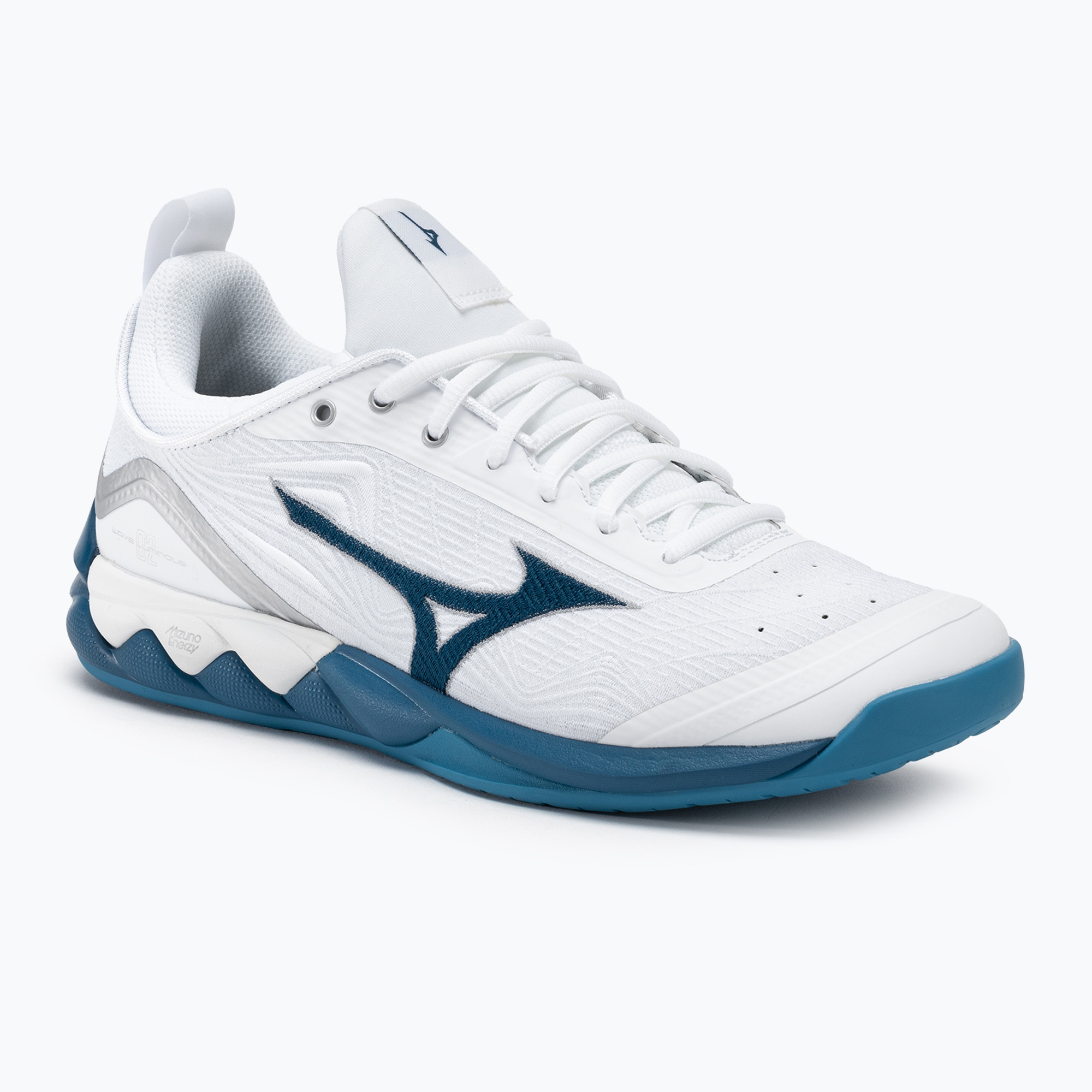 Мъжки обувки за волейбол Mizuno Wave Luminous 2 white/sailor blue/silver