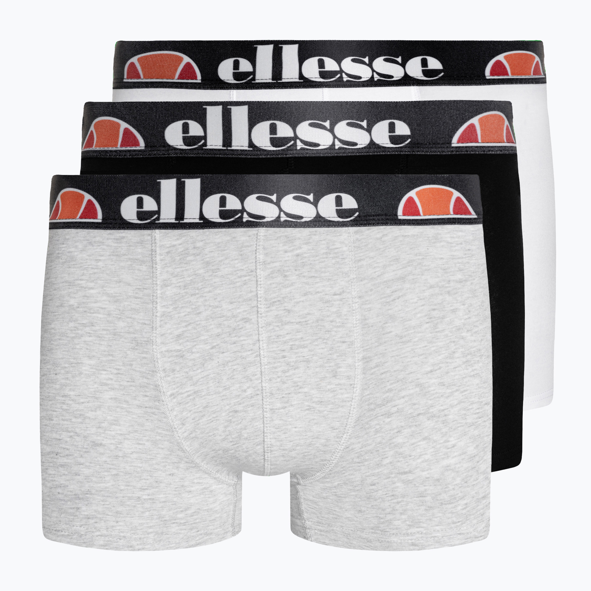 Мъжки боксерки Ellesse Grillo 3 чифта черно/сиво/бяло