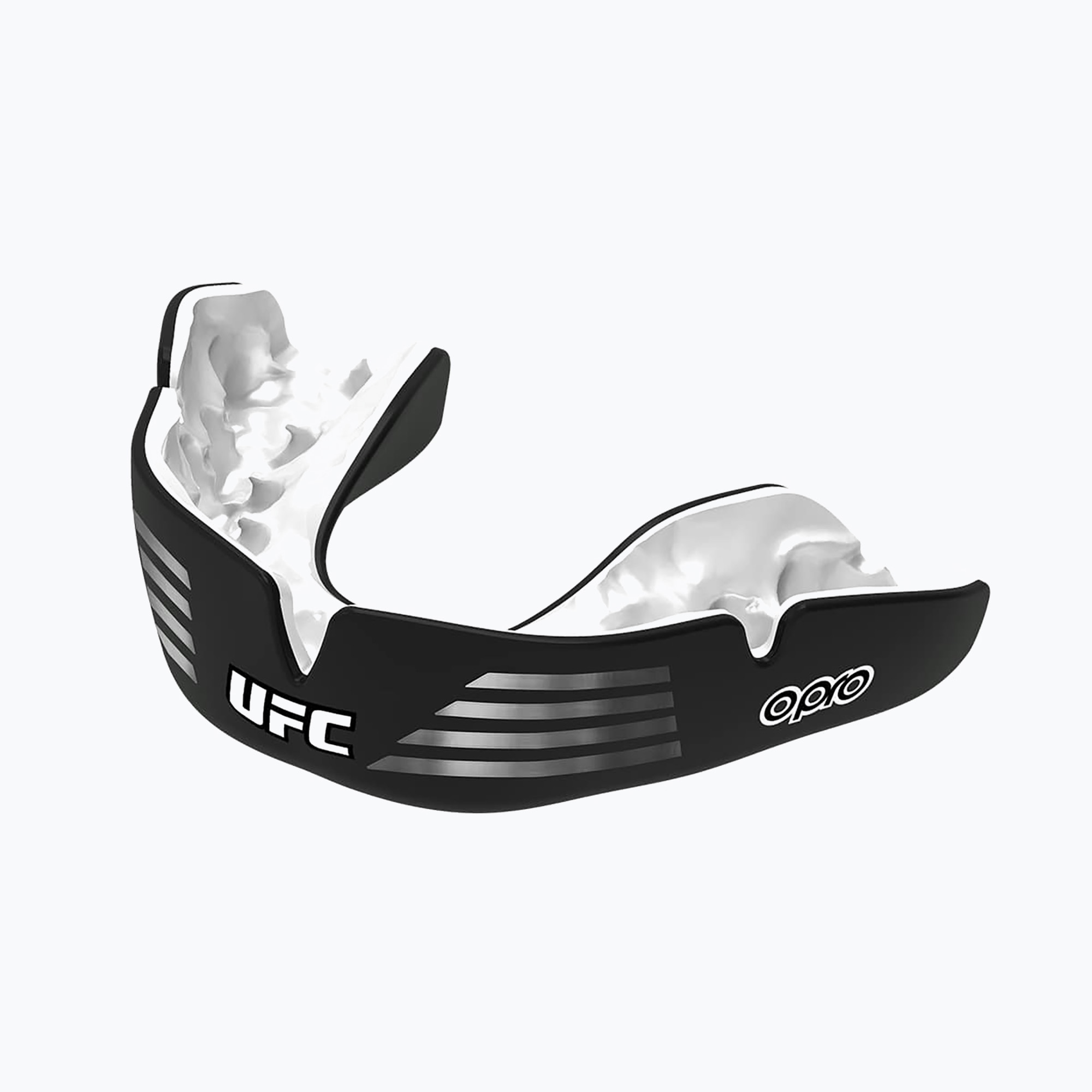 Opro UFC Instant Custom Fit протектор за челюст черно и бяло 8496-CUSTOM