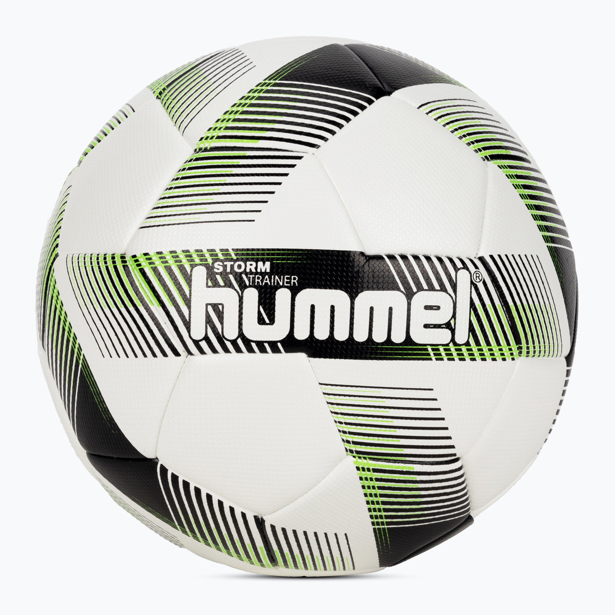Hummel Storm Trainer FB футболна топка бяло/черно/зелено размер 4