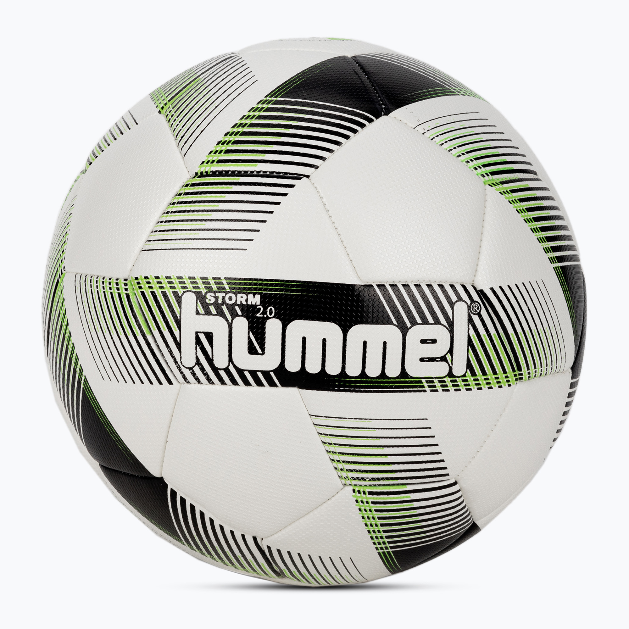 Hummel Storm 2.0 FB футбол бяло/черно/зелено размер 4