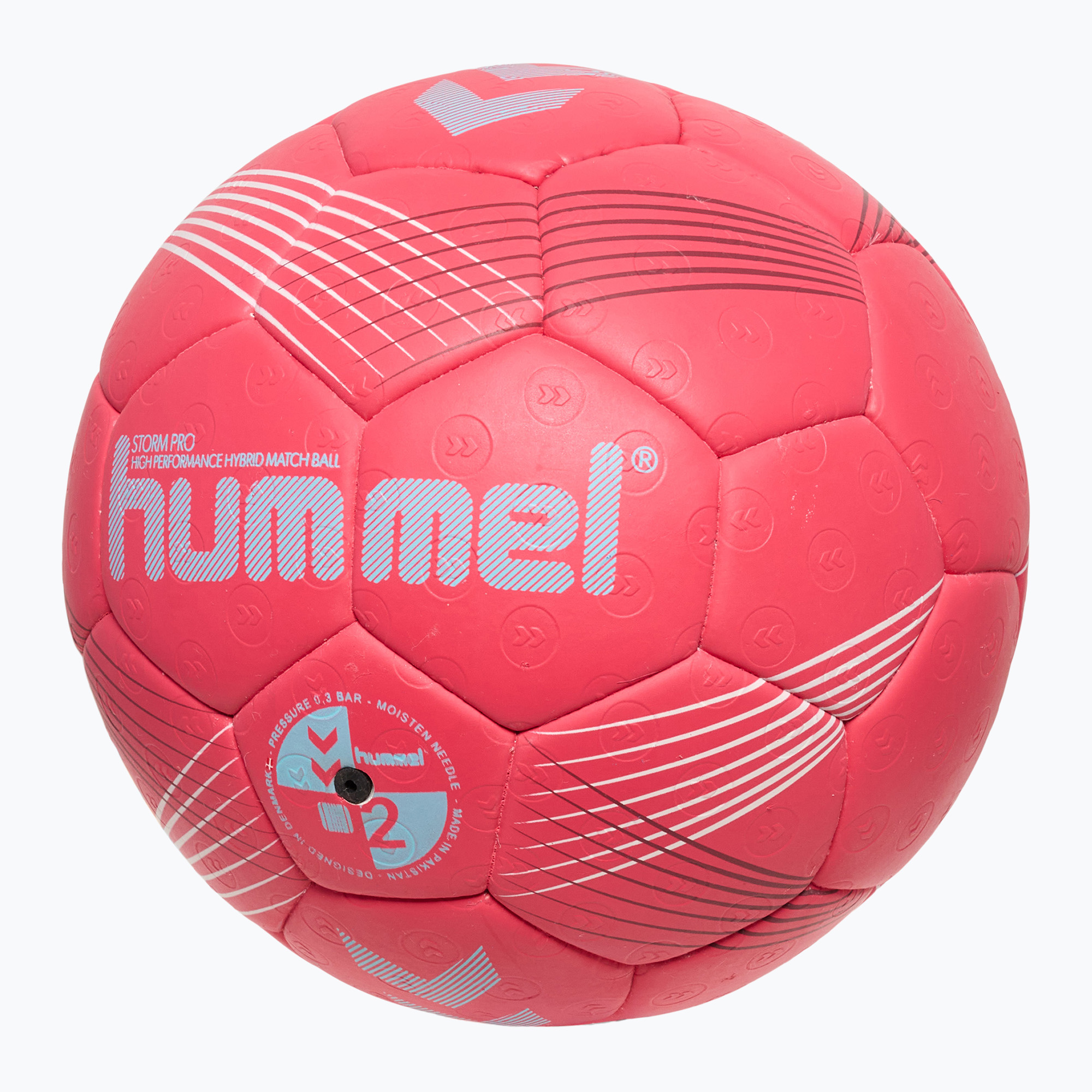 Hummel Strom Pro HB хандбал червено/синьо/бяло размер 2