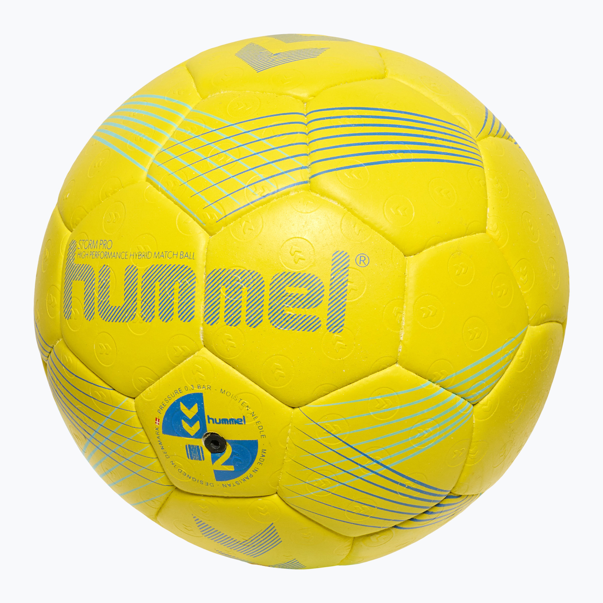 Hummel Strom Pro HB хандбал жълто/синьо/морско размер 3