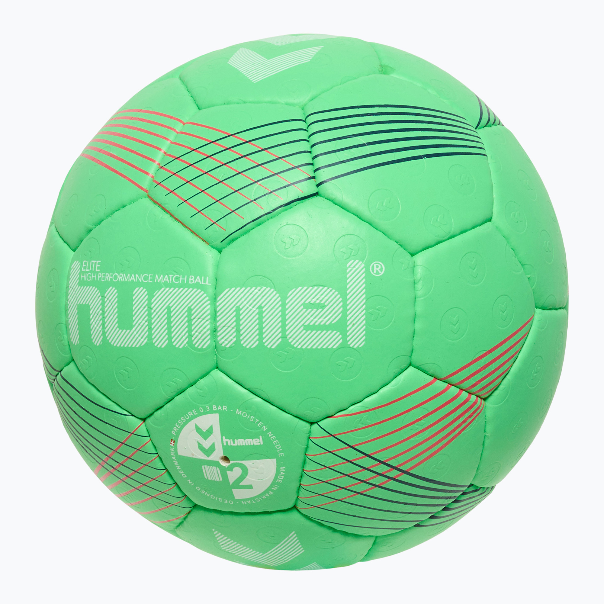 Hummel Elite HB хандбал зелен/бял/червен размер 3