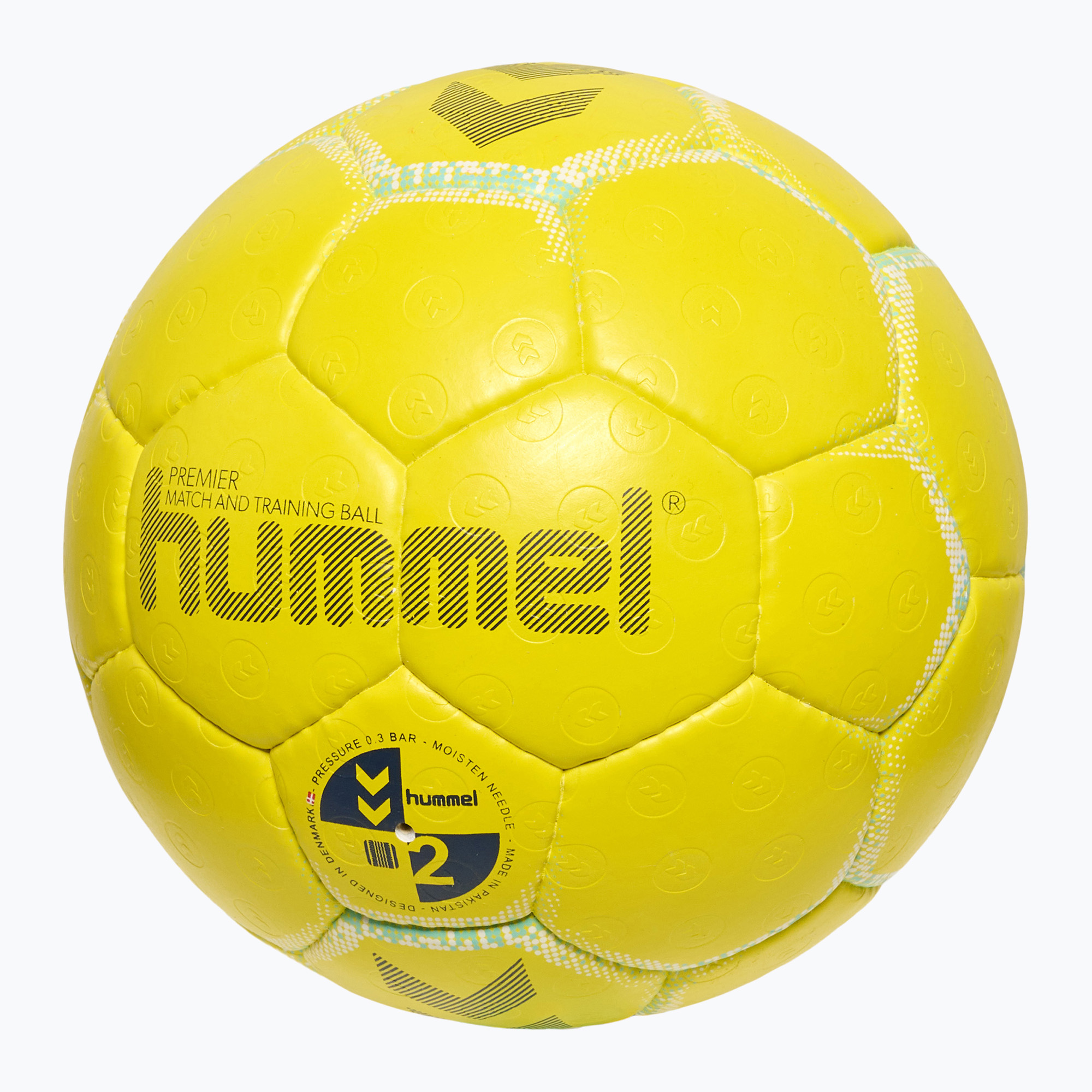 Hummel Premier HB handball yellow/white/blue size 2