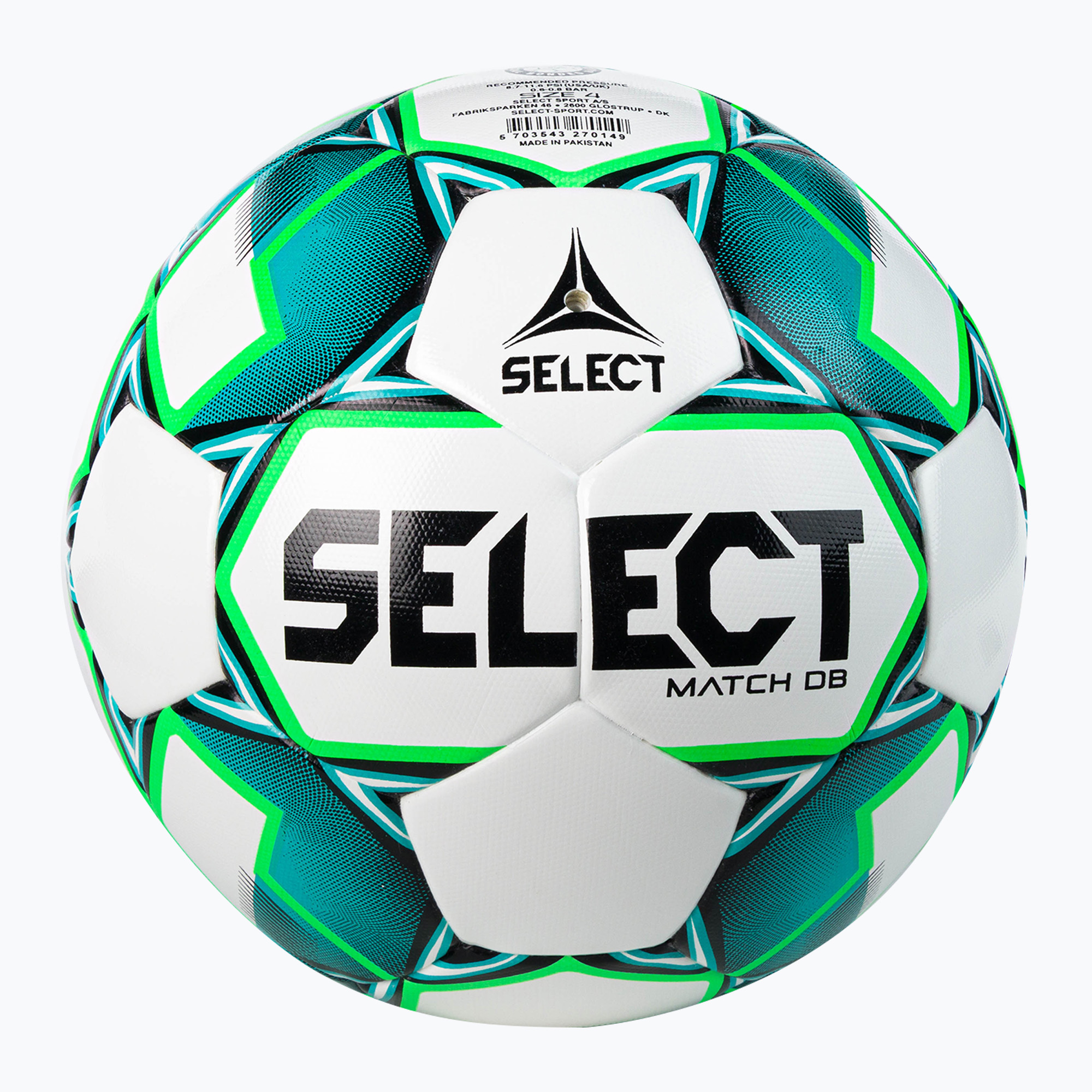 Футбол SELECT Match DB 2020 white and green 0574346004