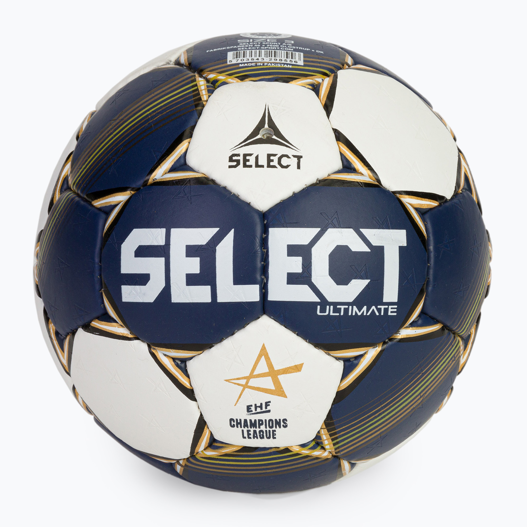Select Ultimate LM v22 EHF Официална хандбална игра тъмно синьо и бяло 200027