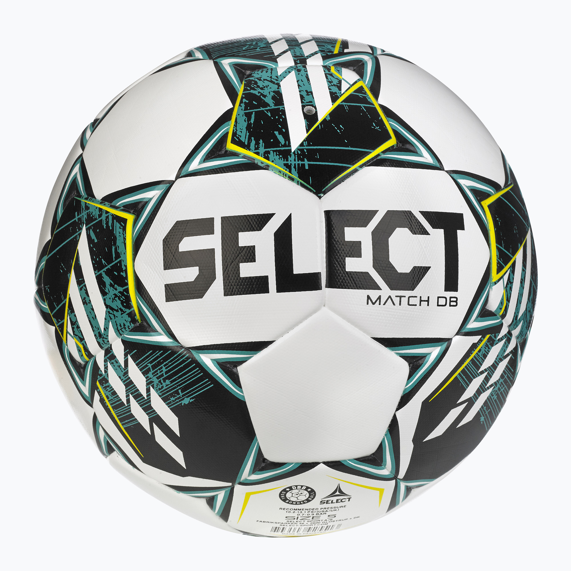 SELECT Match DB FIFA Basic v23 бял/зелен футболен размер 4