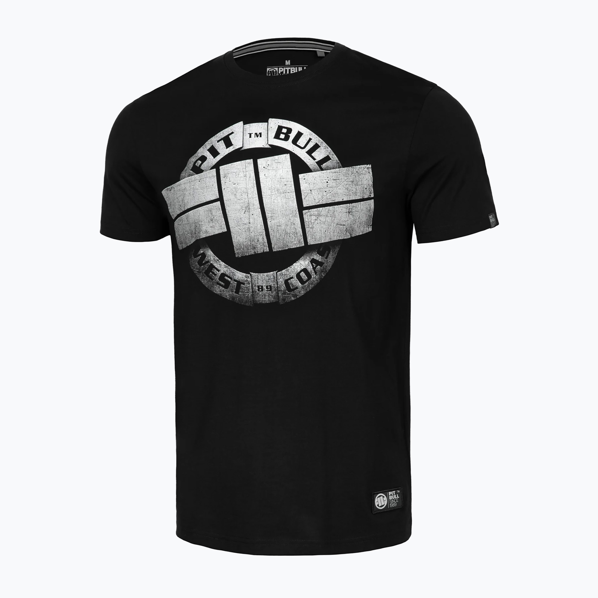 Pitbull West Coast Steel Logo мъжка тренировъчна тениска черна 219030900002