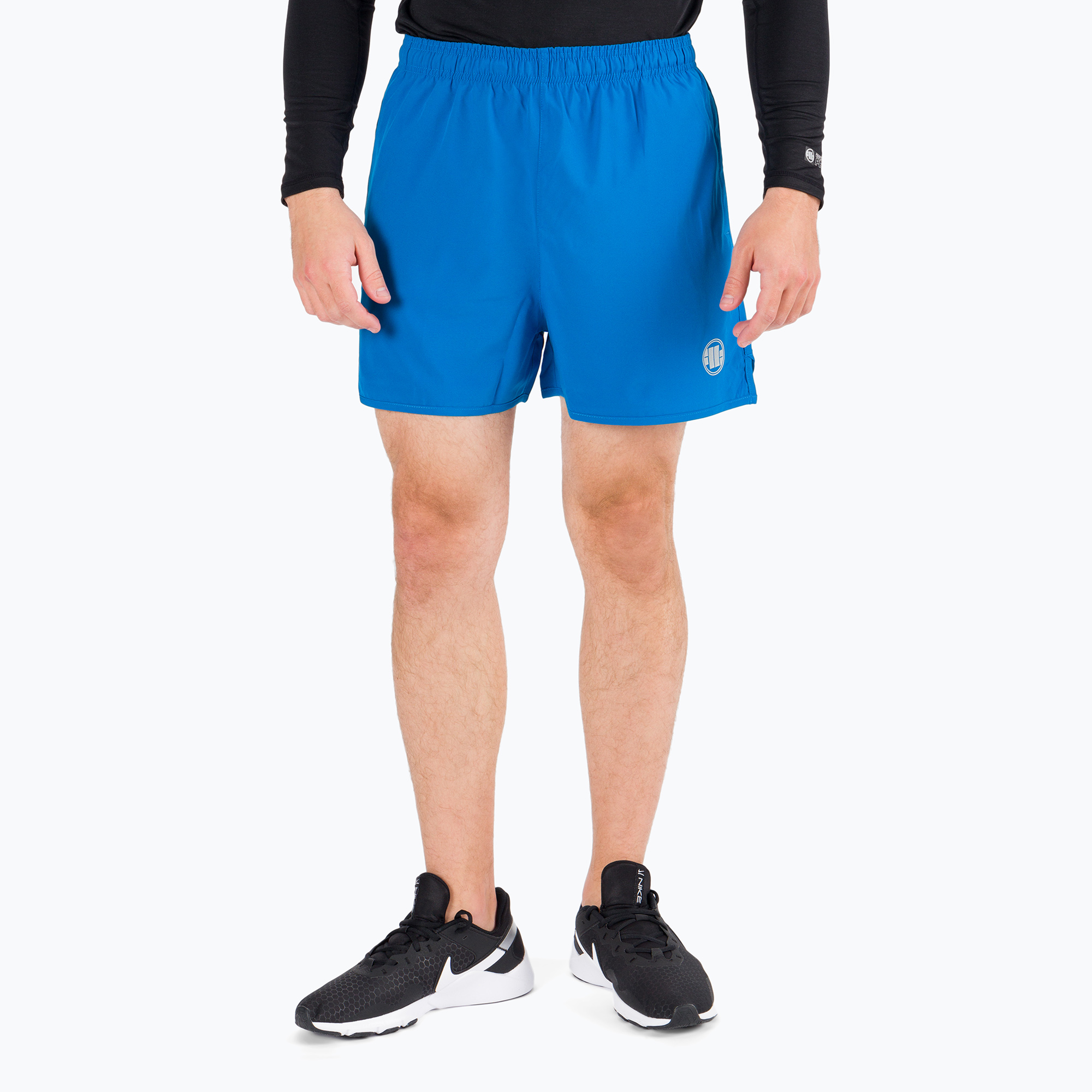 Мъжки тренировъчни шорти Pitbull Performance Small Logo сини 991002530001