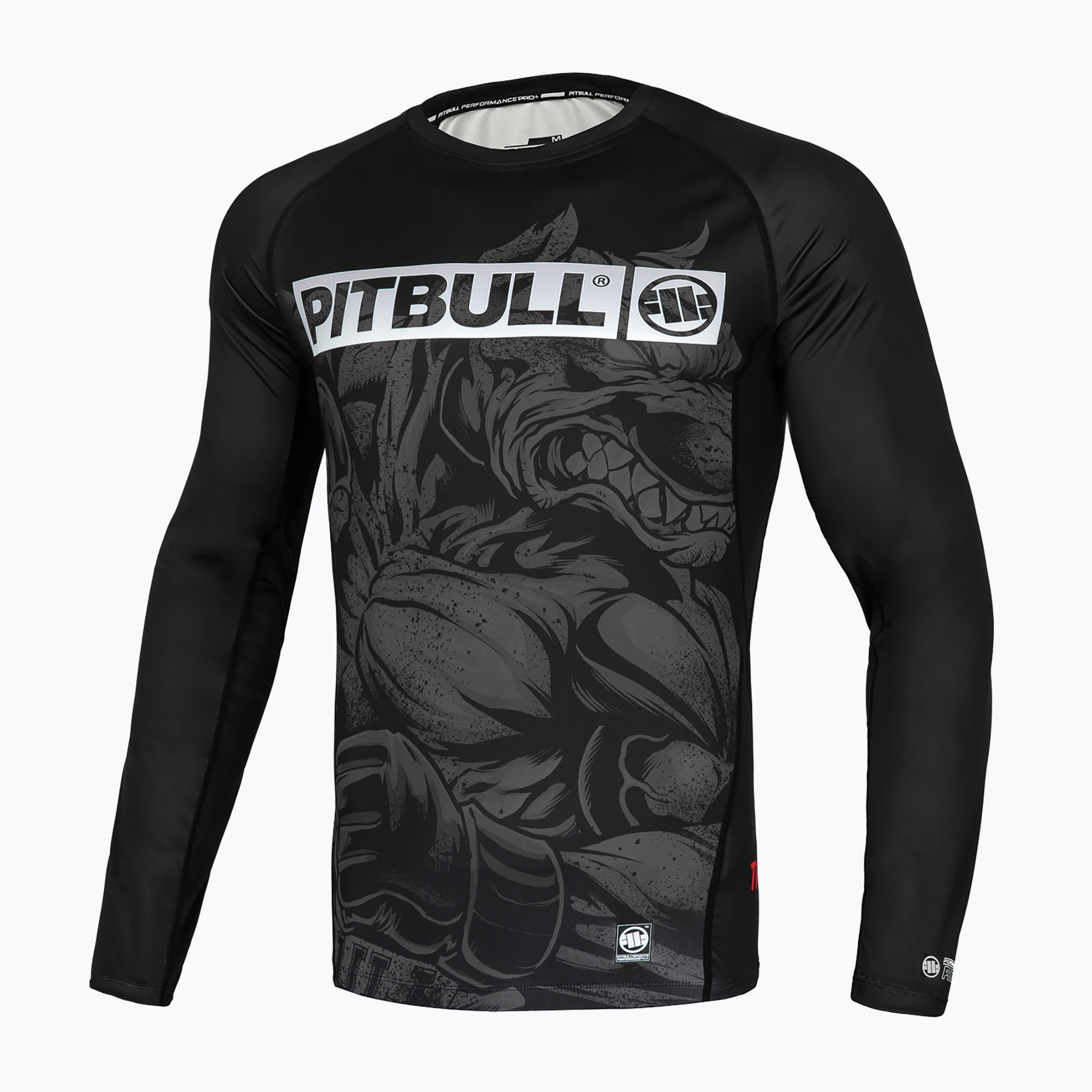 Pitbull West Coast Masters of MMA Hilltop мъжки суитшърт с дълъг ръкав черен 9522479