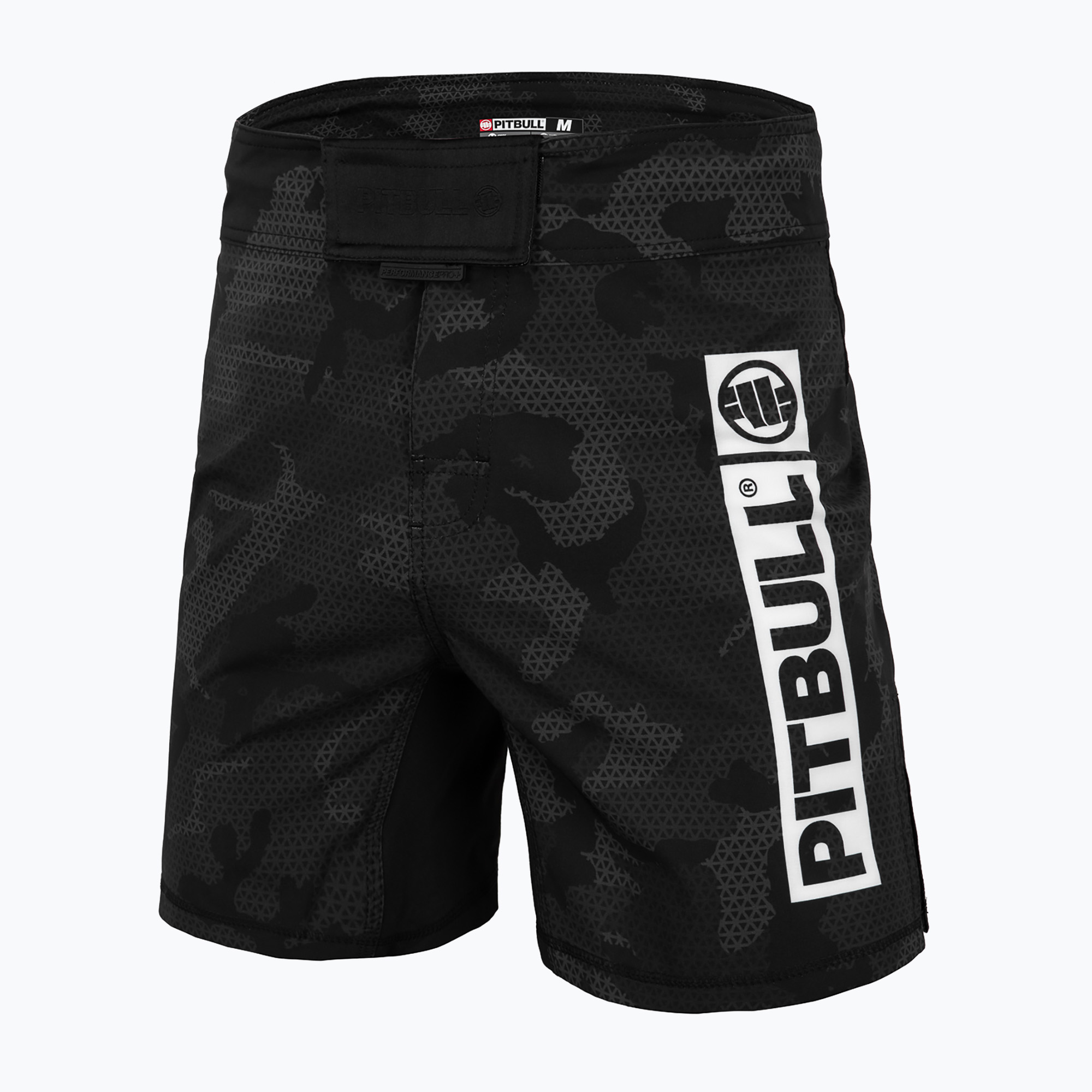 Pitbull West Coast мъжки къси панталони за граплинг Grappling 3 Net Camo Hilltop 2 black 982249900001