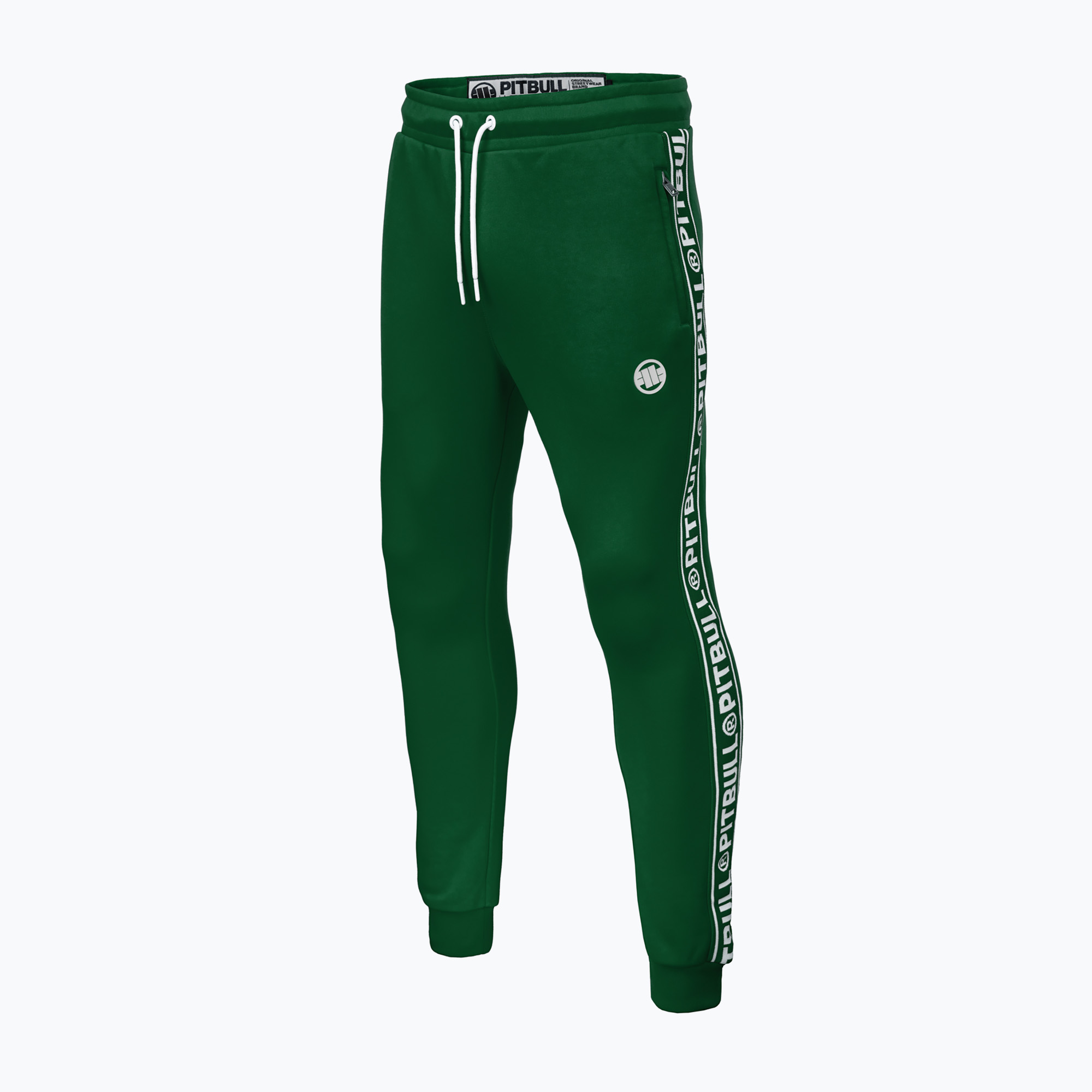 Pitbull West Coast мъжки спортни панталони Tape Logo Terry Group green
