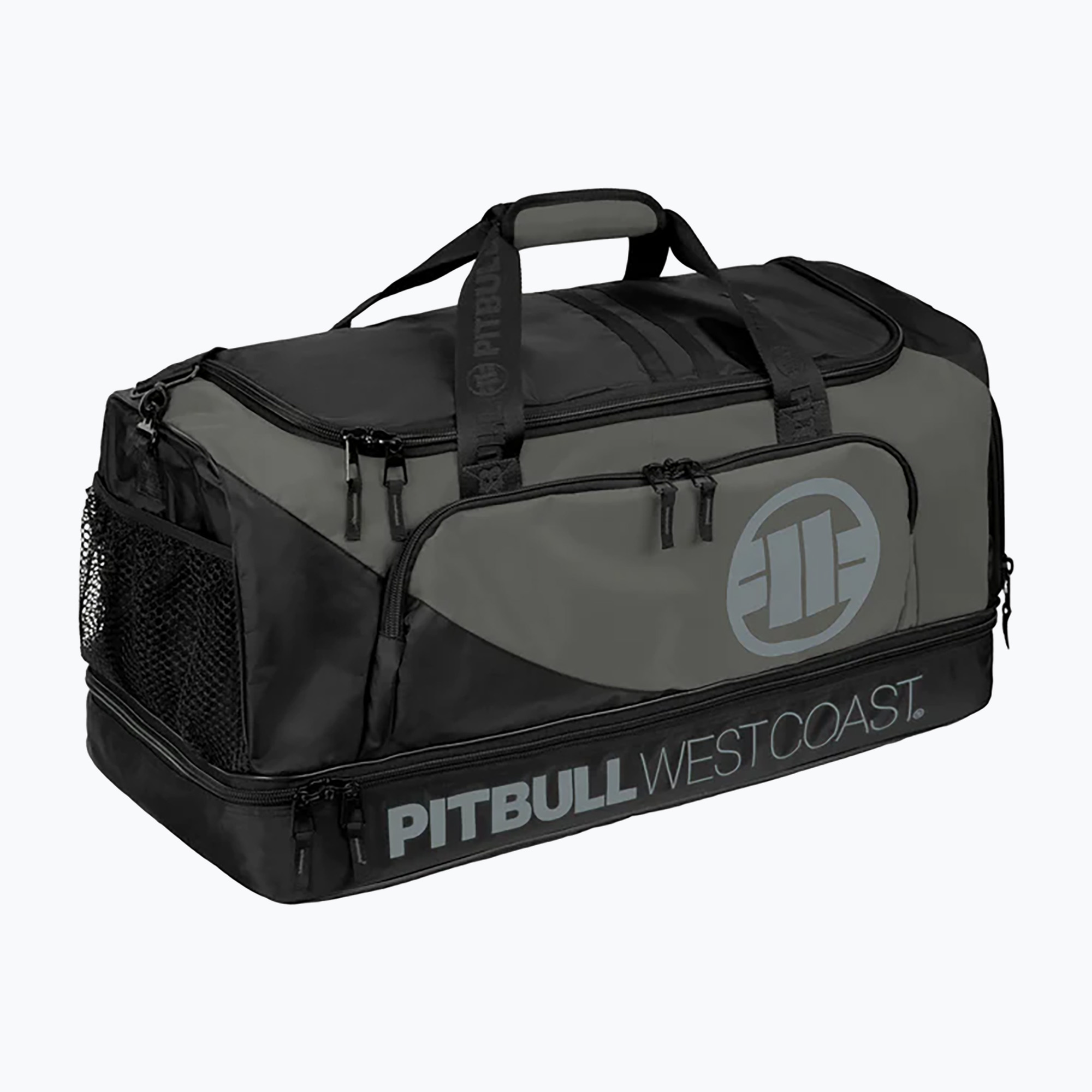 Pitbull West Coast Logo 2 Tnt 100 l черна/сива чанта за обучение