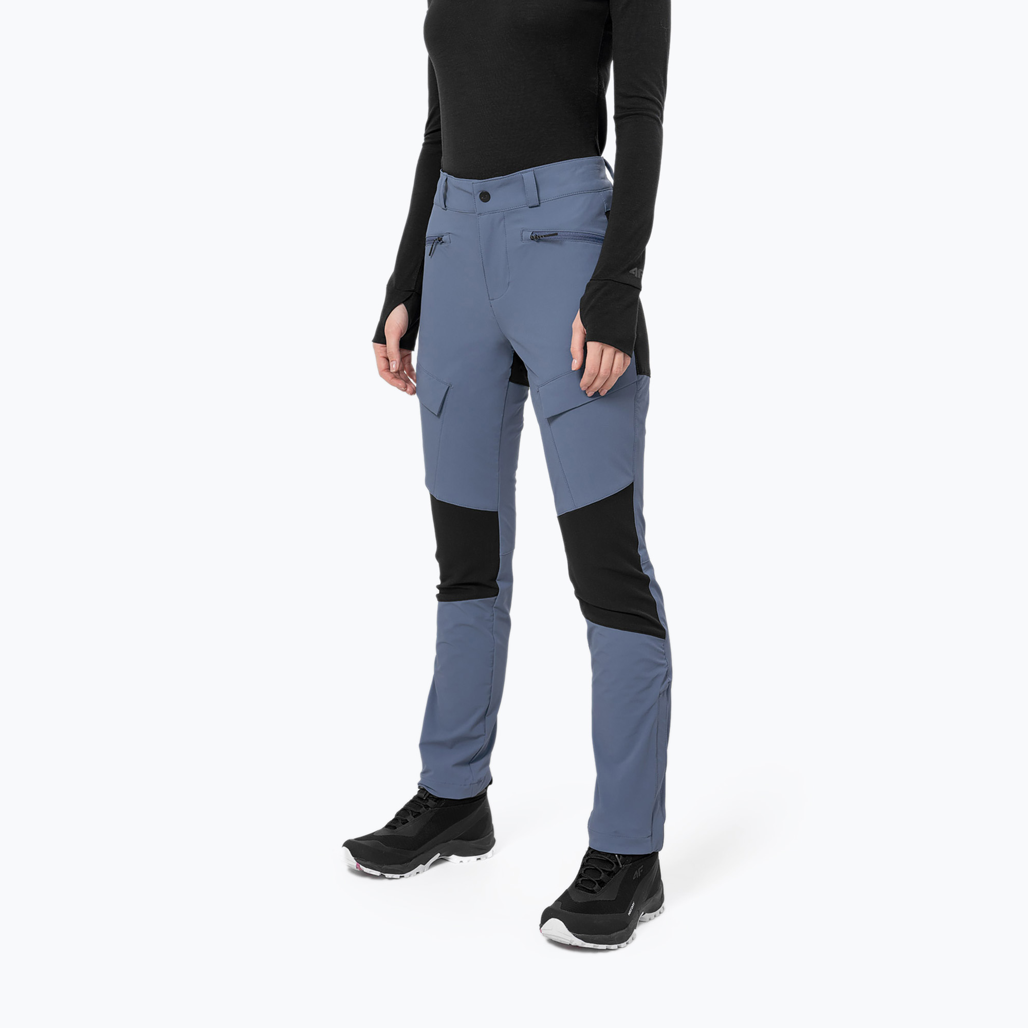 Дамски панталон за трекинг 4F сив H4Z22-SPDTR062