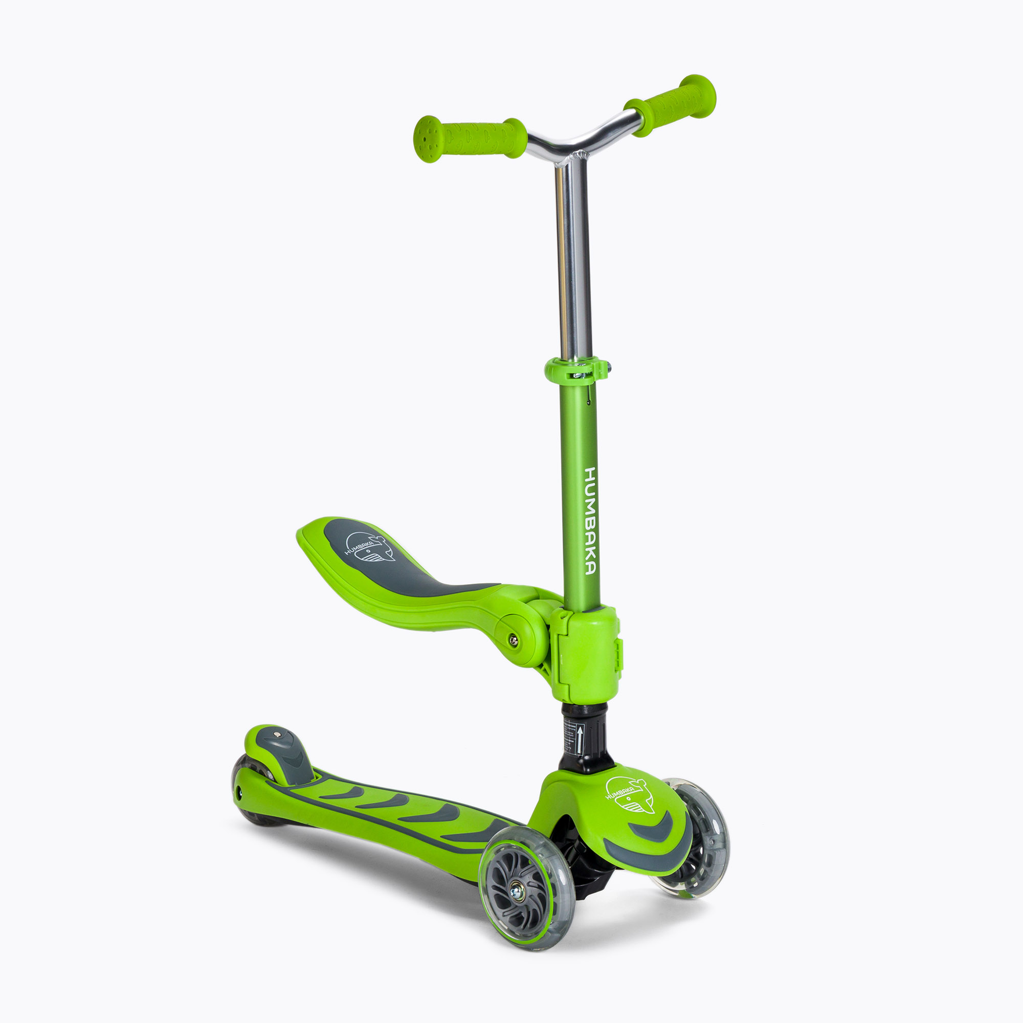Детски триколесен скутер HUMBAKA Mini Y зелен HBK-S6Y
