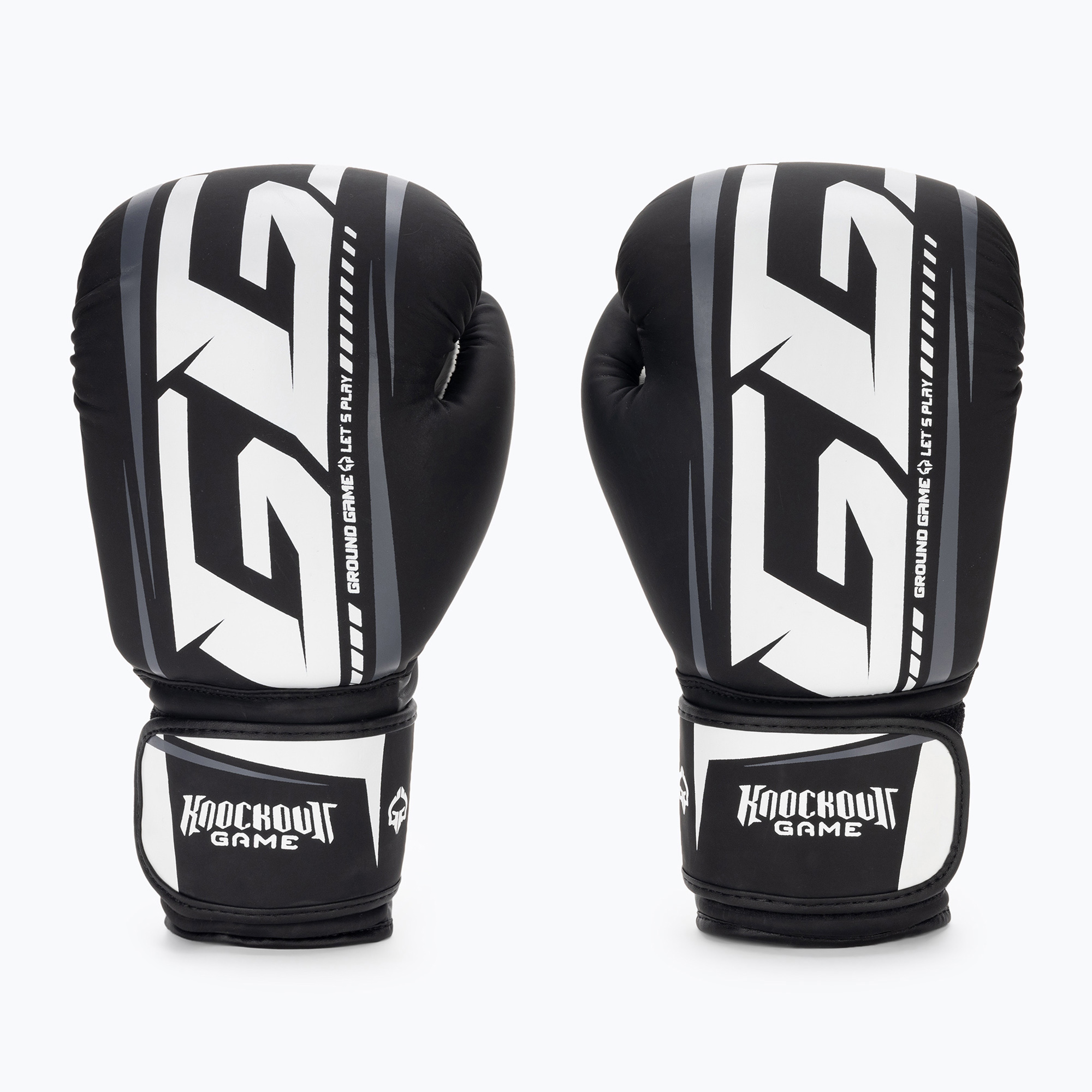 Ground Game Big Typo боксови ръкавици черни