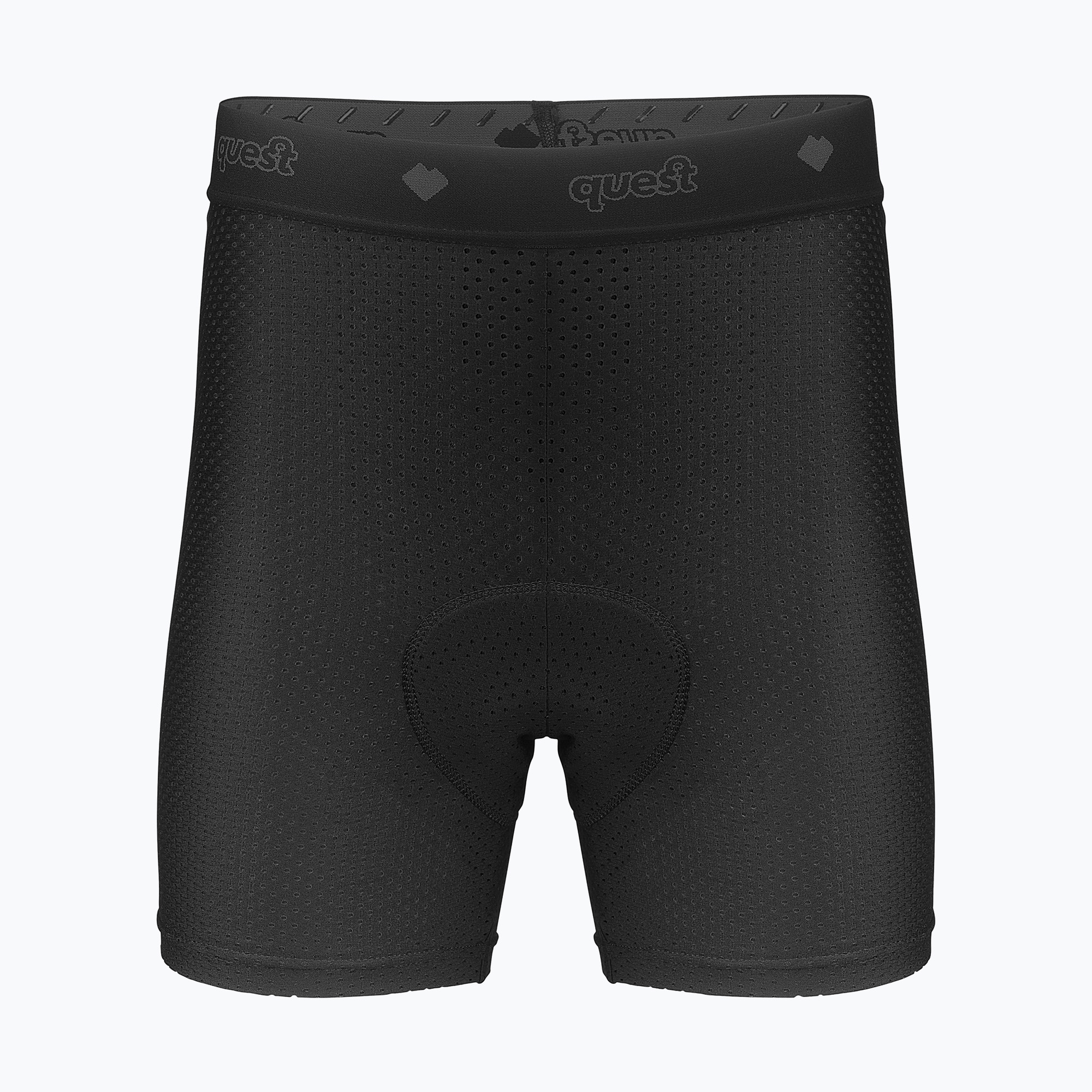 Мъжки къси панталони за колоездене на закрито Quest Core Trailwear черни S21/SPORTS-WEW-TRAILWEAR