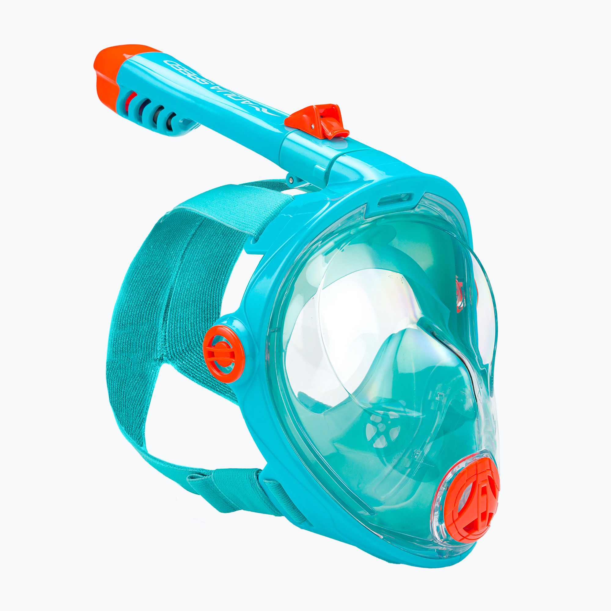 Целолицева маска за гмуркане с шнорхел AQUA-SPEED Spectra 2.0 Kid turquoise 248
