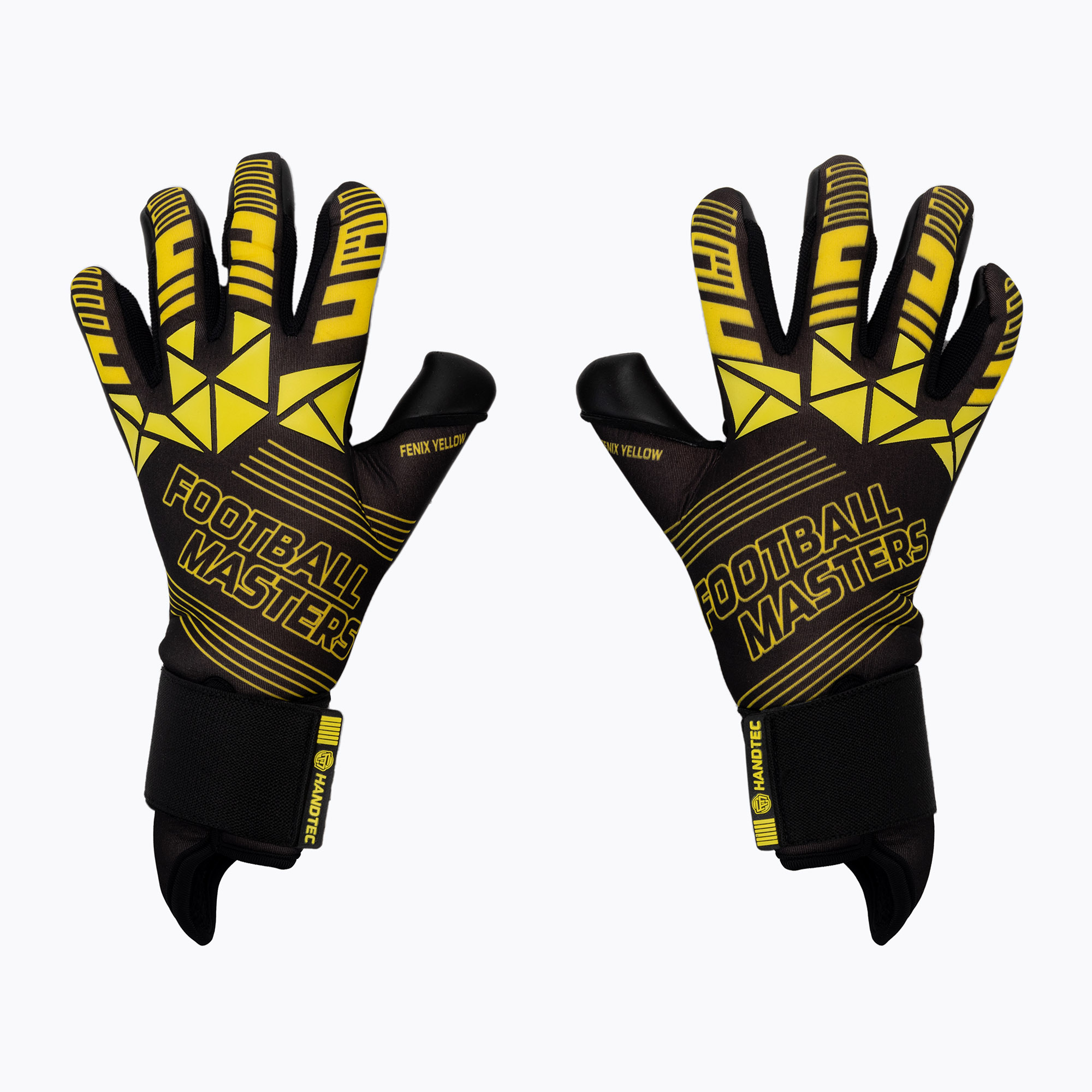 Football Masters Fenix жълти вратарски ръкавици 1158-4