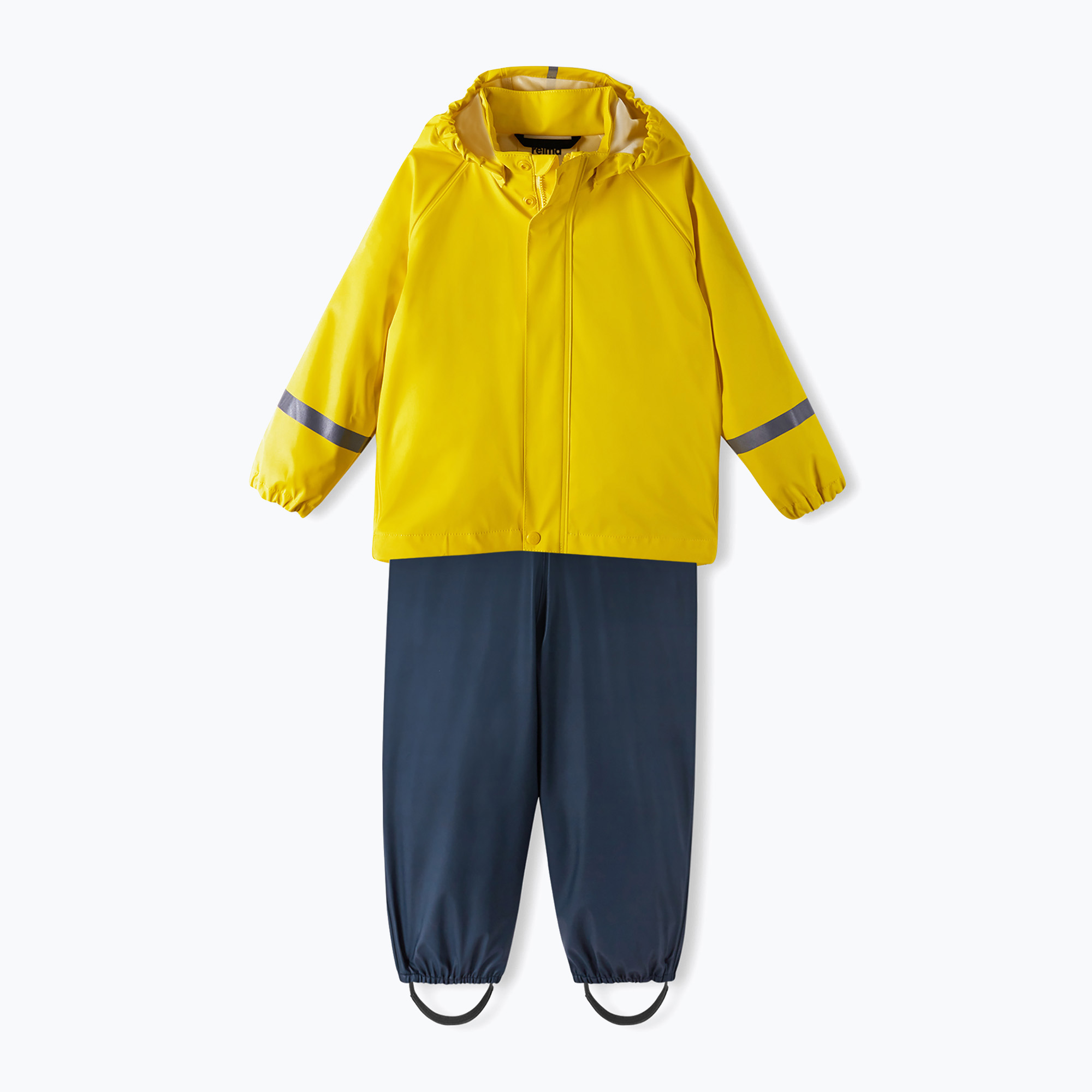 Детски комплект за дъжд Reima Tihku яке панталон жълто-тъмно 5100021A-235A