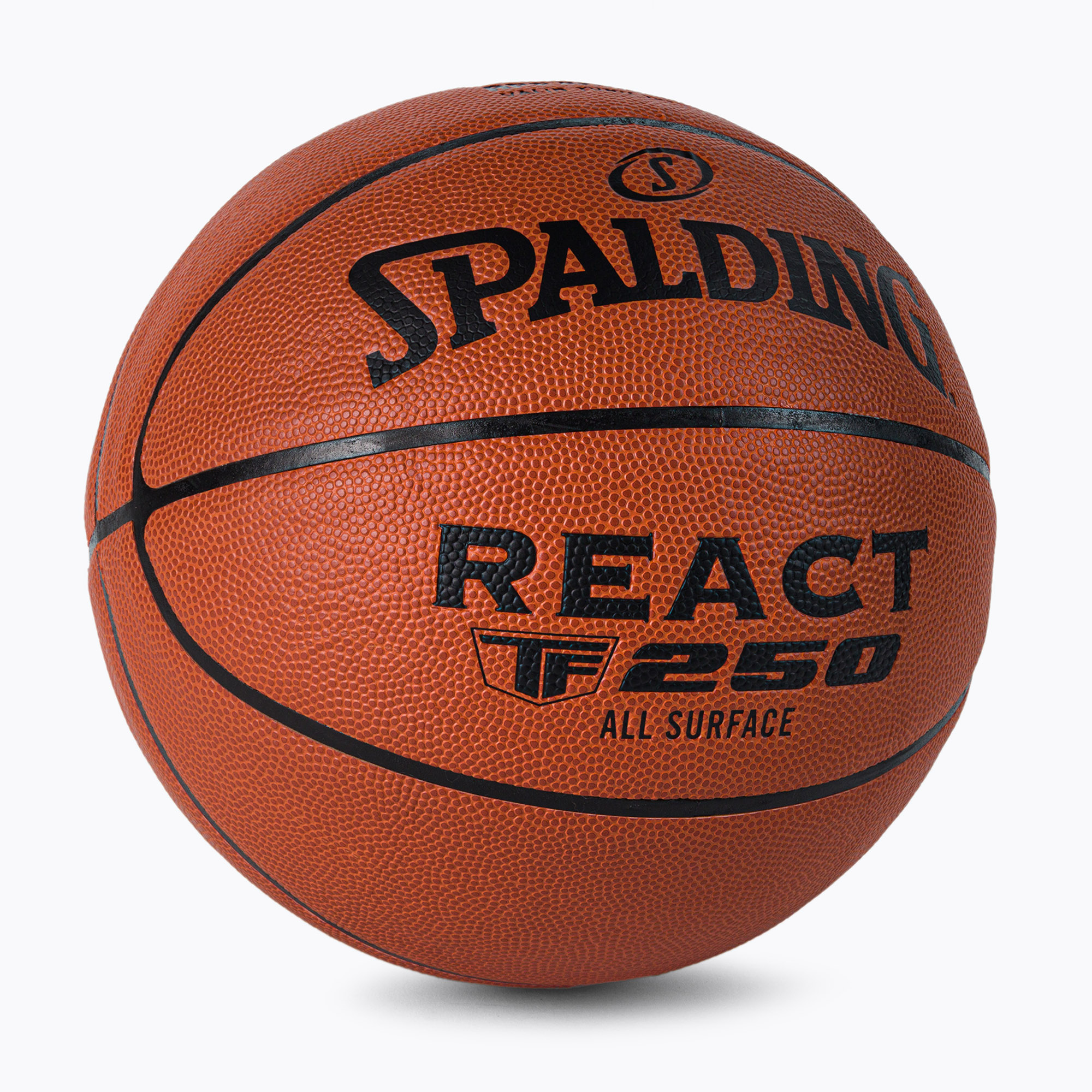Spalding TF-250 React Logo FIBA баскетбол оранжев 76967Z