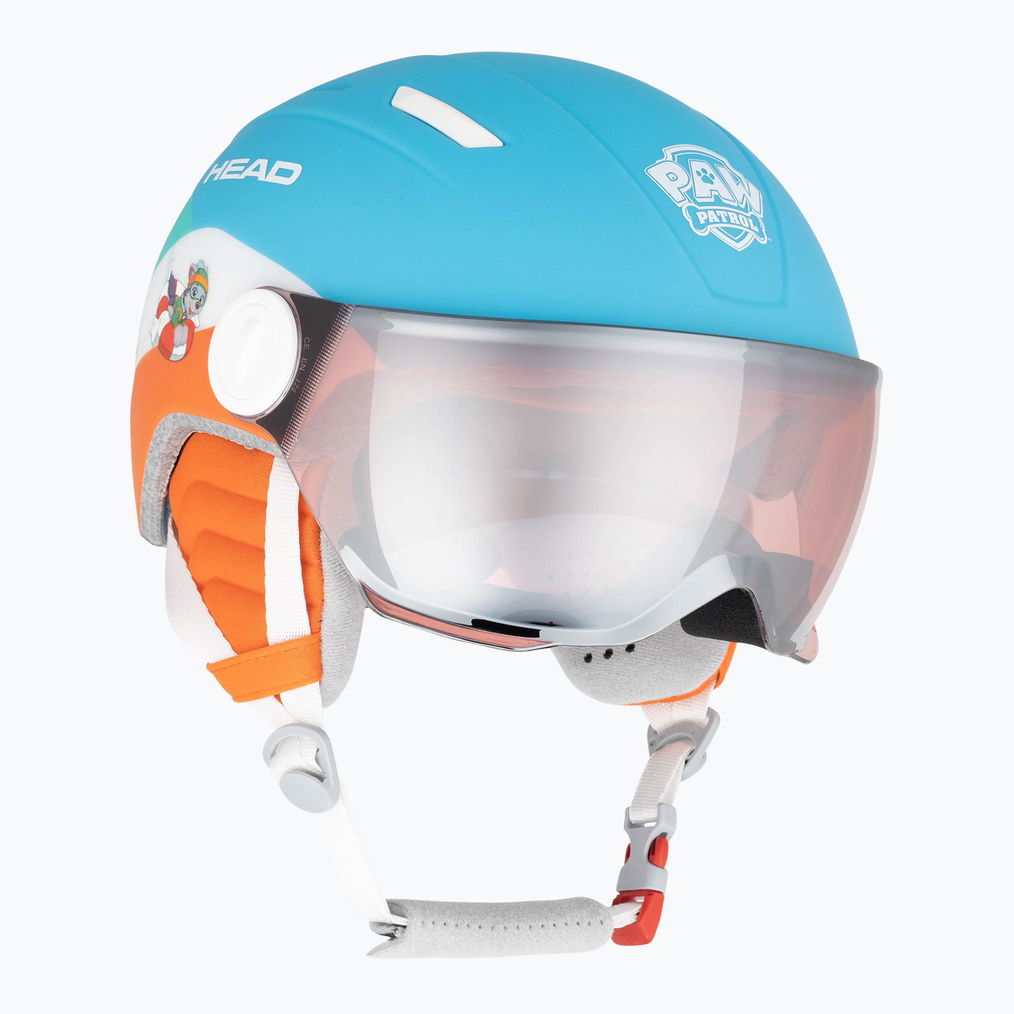 Детска ски каска HEAD Mojo Visor Paw blue