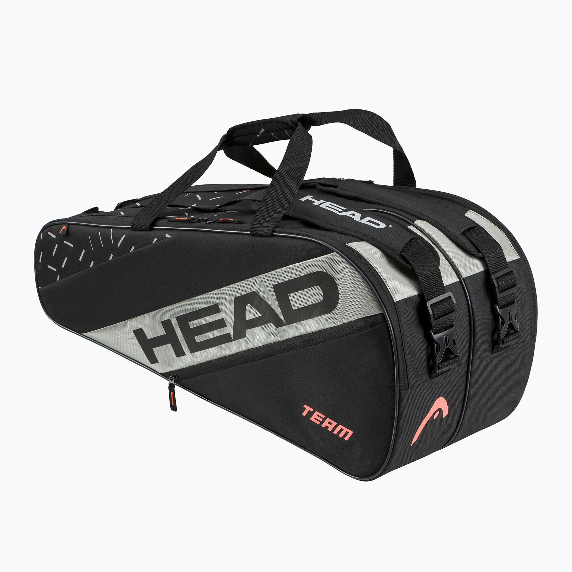 Чанта за тенис на ракети HEAD Team L черна/керамична