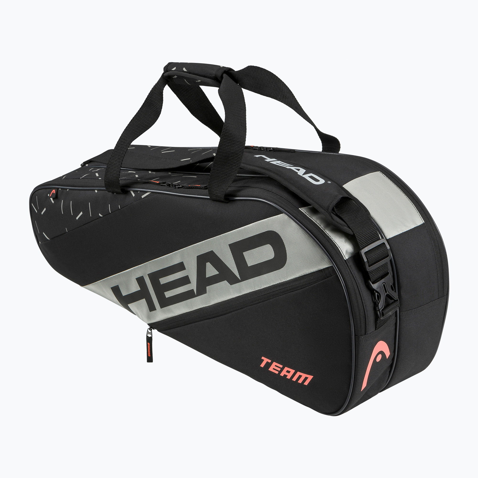 Чанта за тенис на ракети HEAD Team M черна/керамична