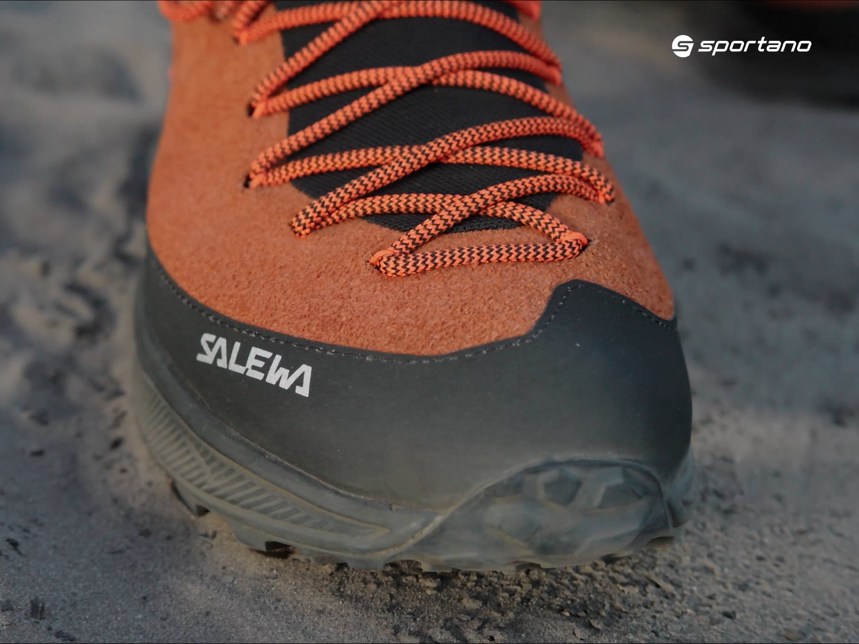 Salewa Dropline Leather мъжки туристически обувки оранжев 00-0000061393