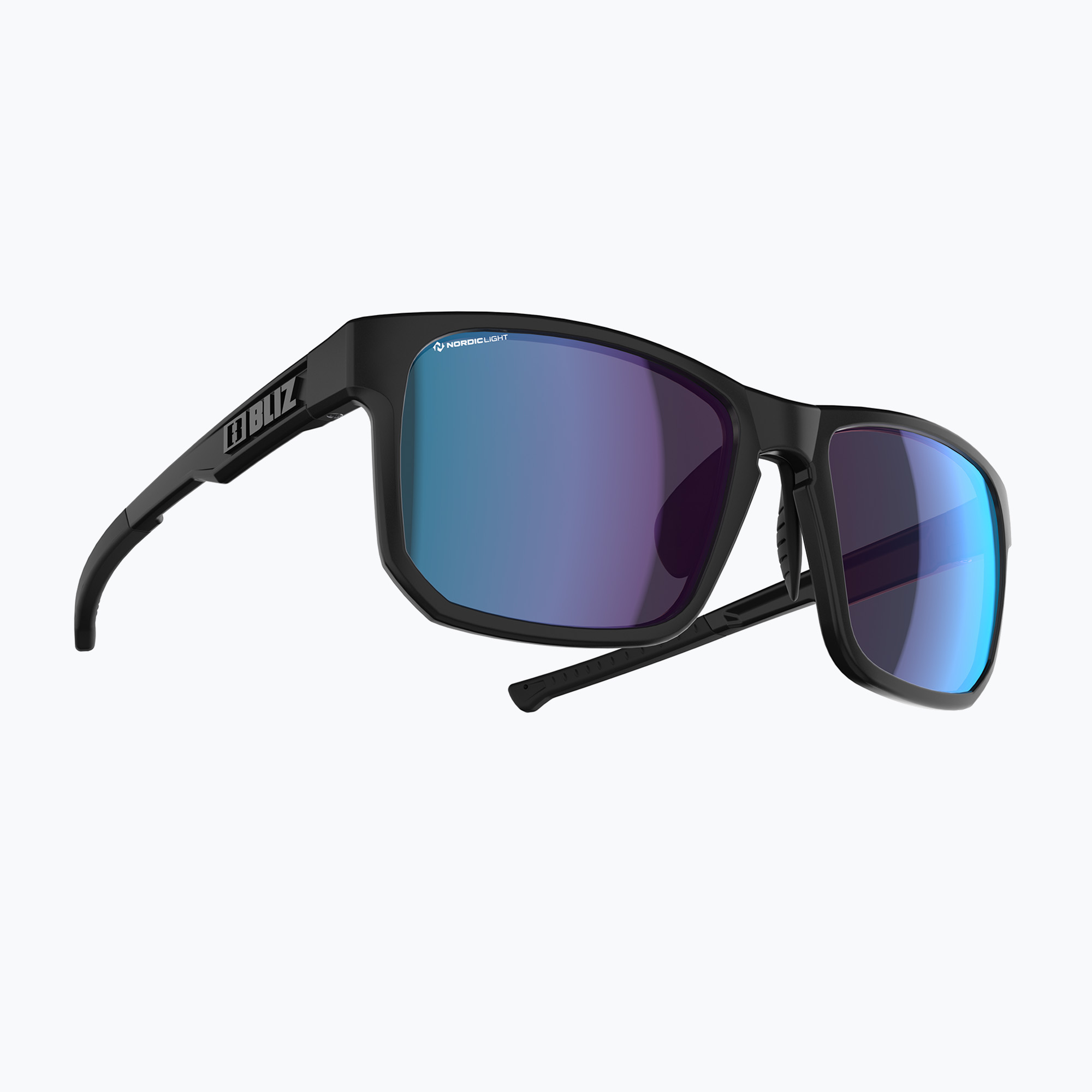 Очила за колоездене Bliz Ignite Nordic Light S3 матово черно/бегония/виолетово синьо мулти