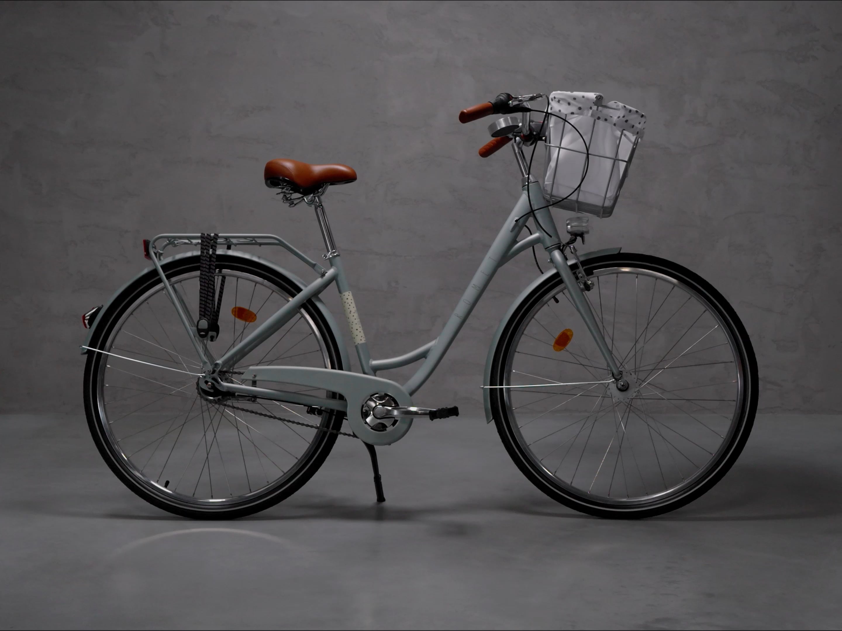 Дамски градски велосипед Romet Pop Art 28 Lux сив 2228565