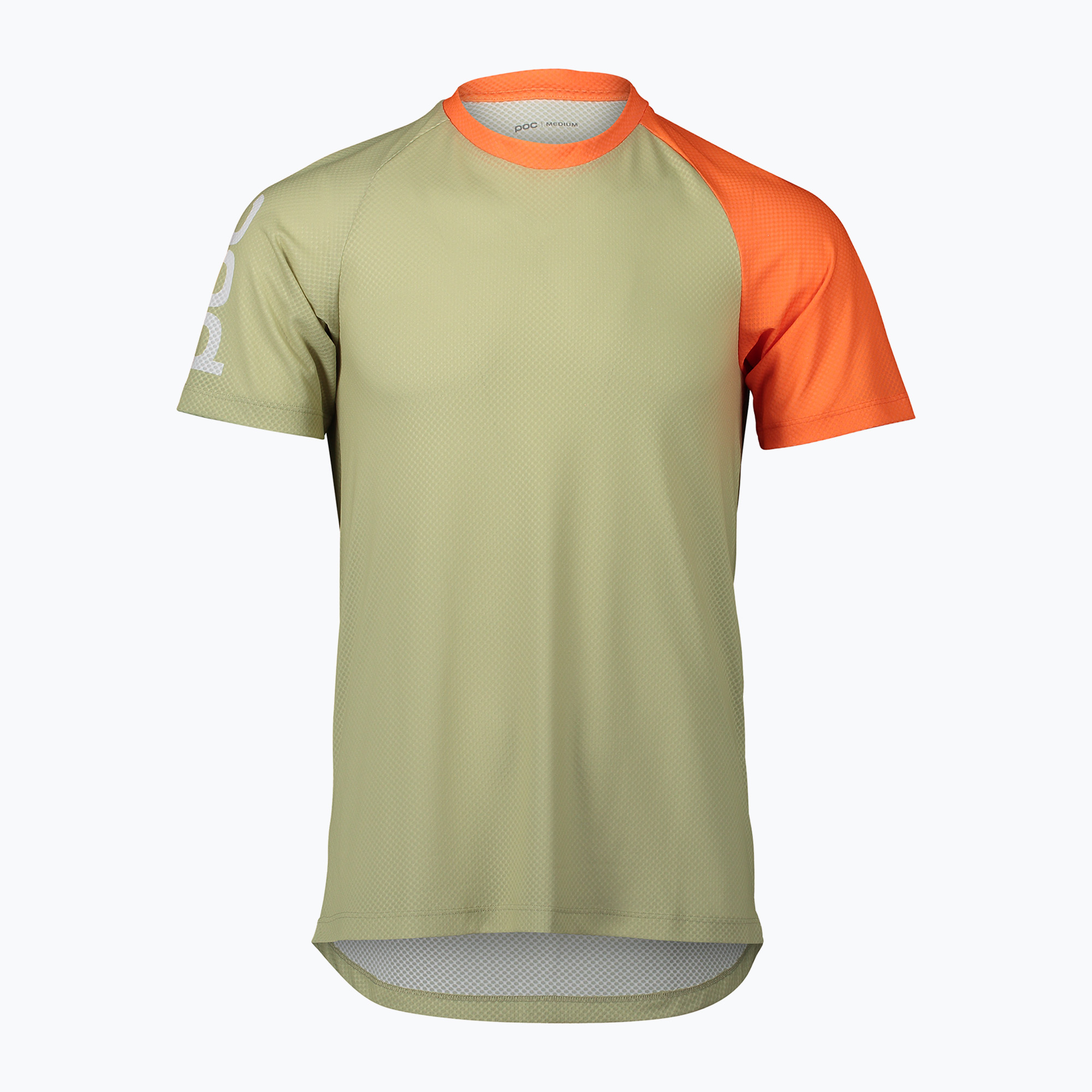 Мъжка колоездачна фланелка POC MTB Pure green/orange 52842