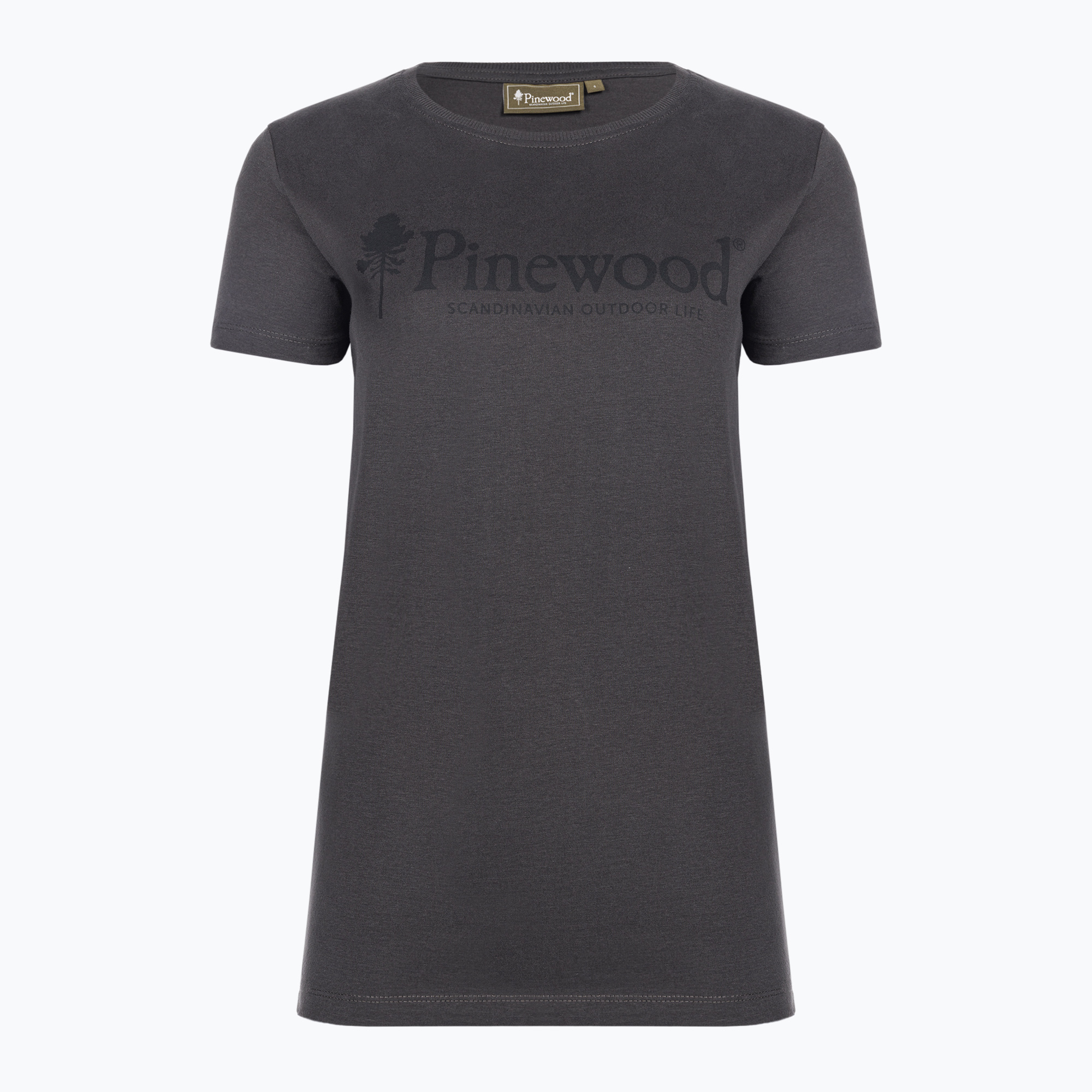 Дамска тениска Pinewood Outdoor Life тъмен антрацит