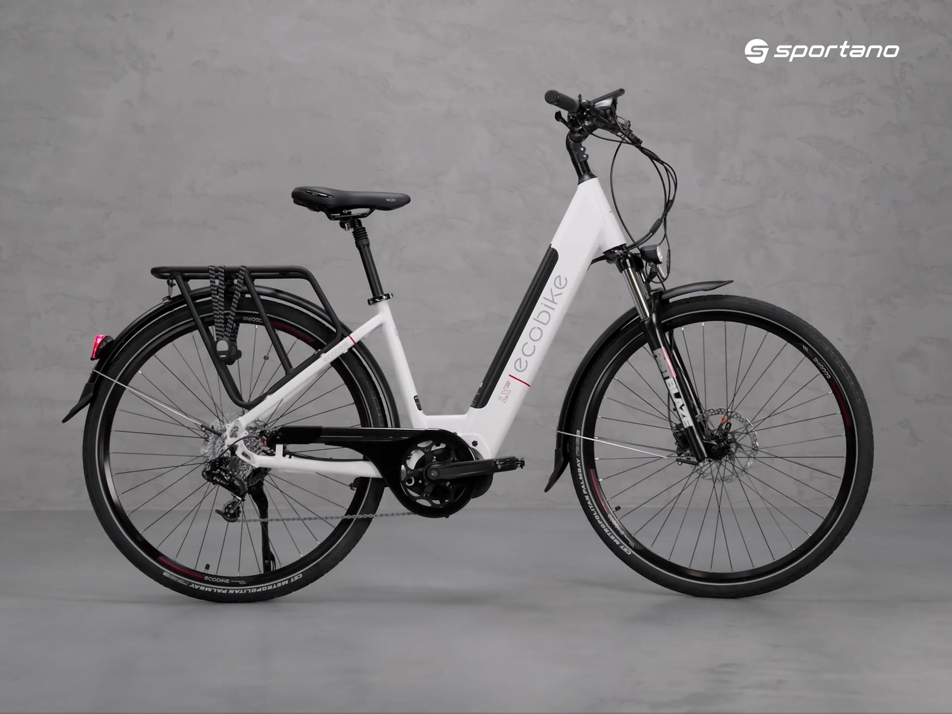 Ecobike LX300 Greenway електрически велосипед бял 1010306