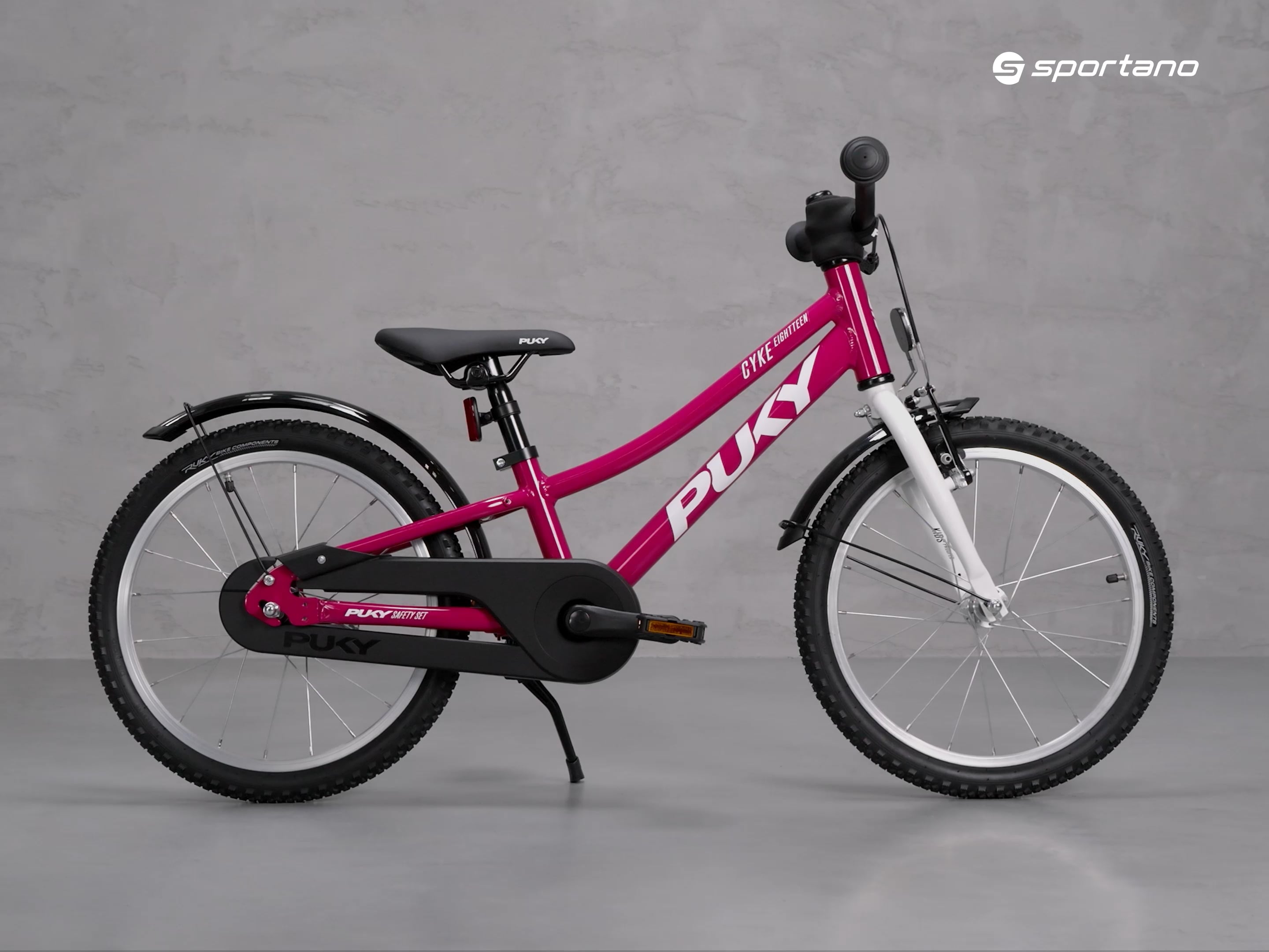 Детски велосипед PUKY Cyke 18 в розово и бяло 4404