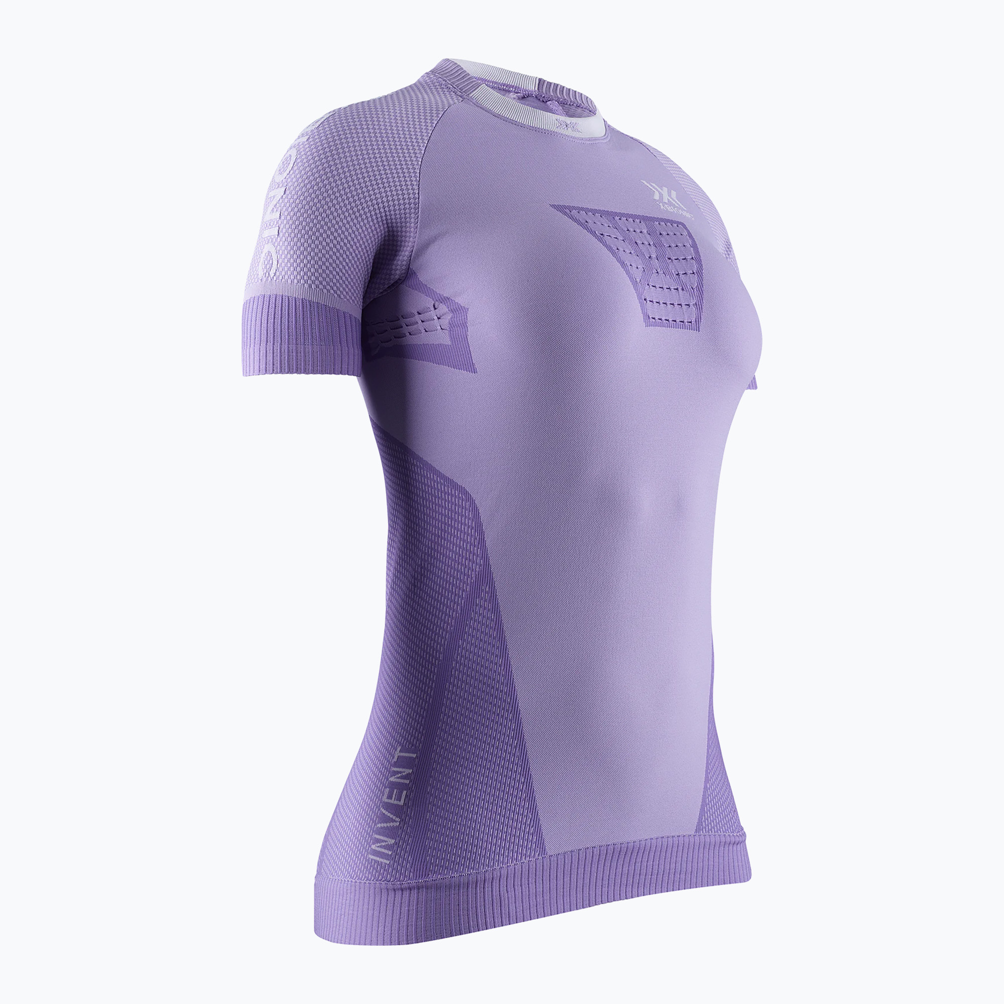 Дамска тениска за бягане X-Bionic Invent 4.0 Run Speed bright lavender/white