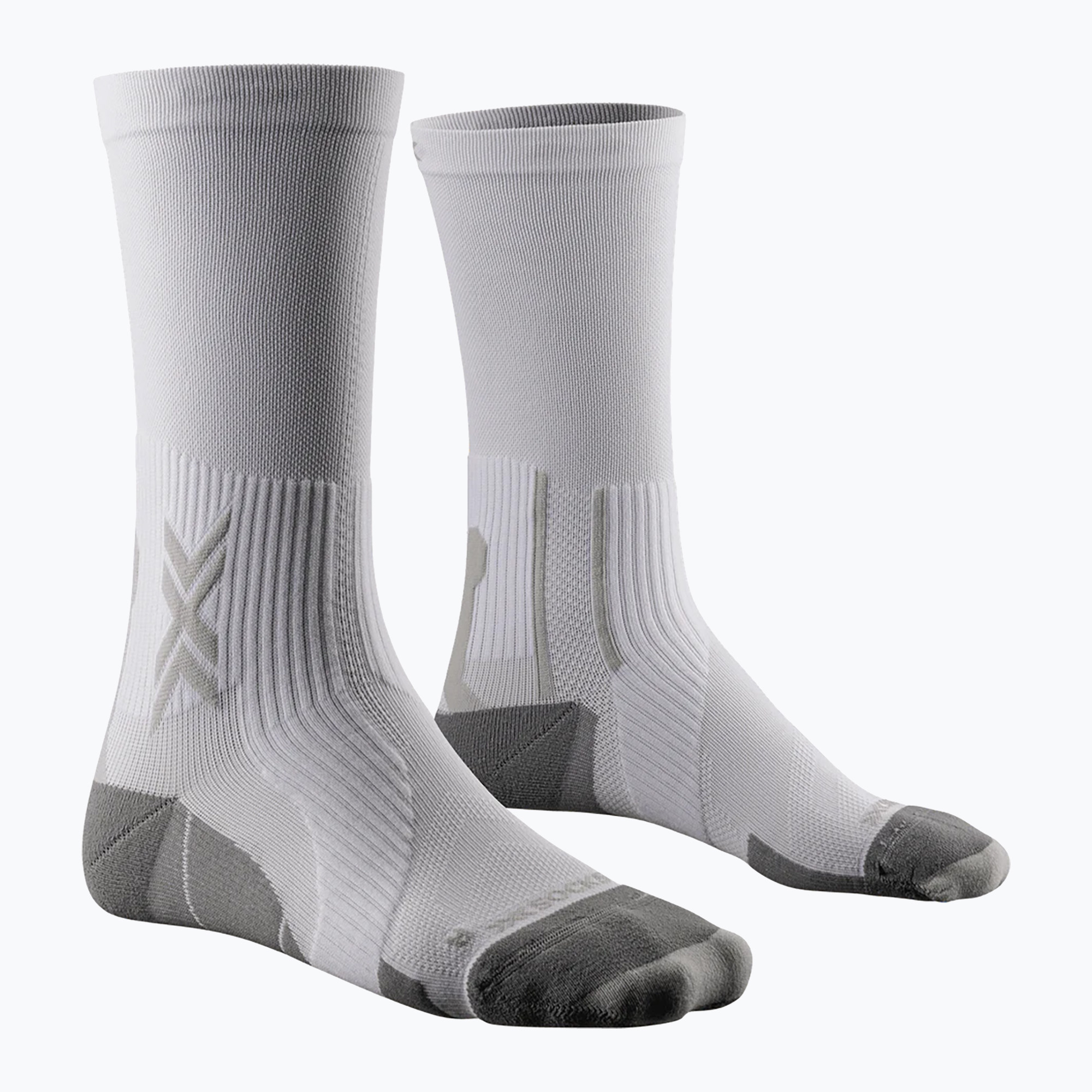 Мъжки чорапи за бягане X-Socks Run Perform Crew arctic white/pearl grey