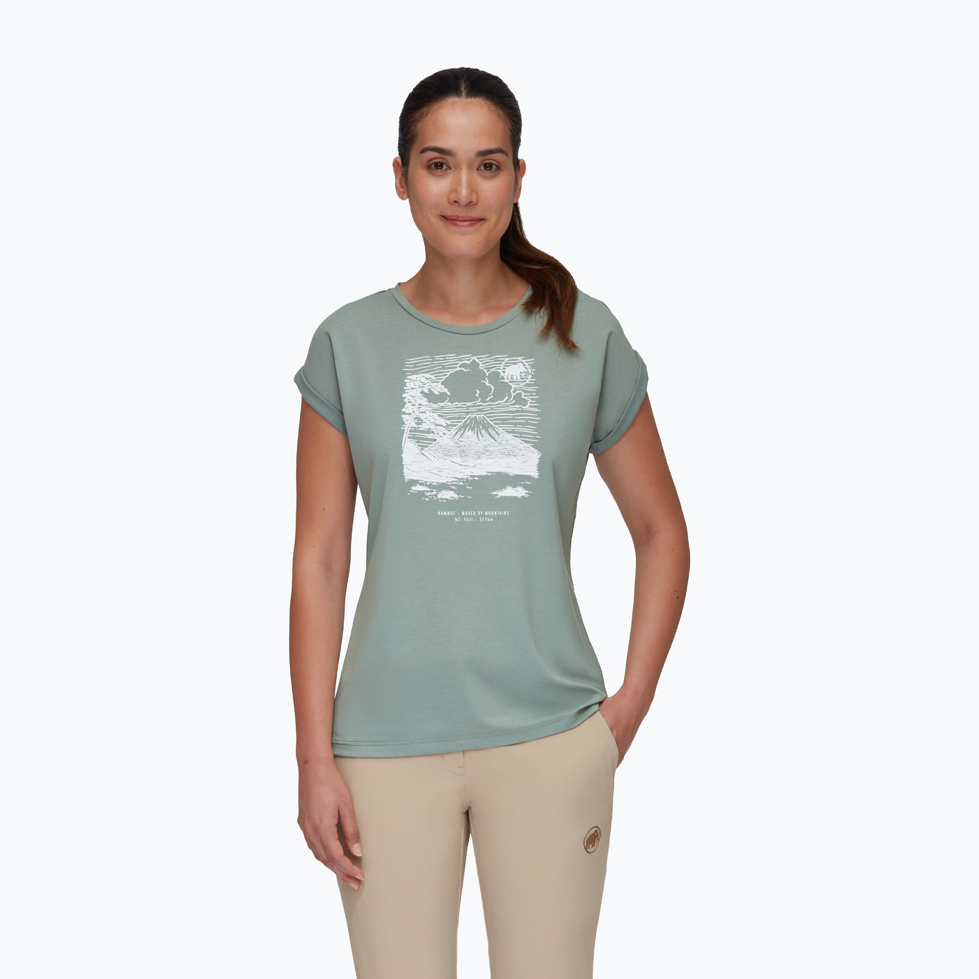 Mammut Mountain Fujiyama дамска риза за трекинг зелена 1017-04112
