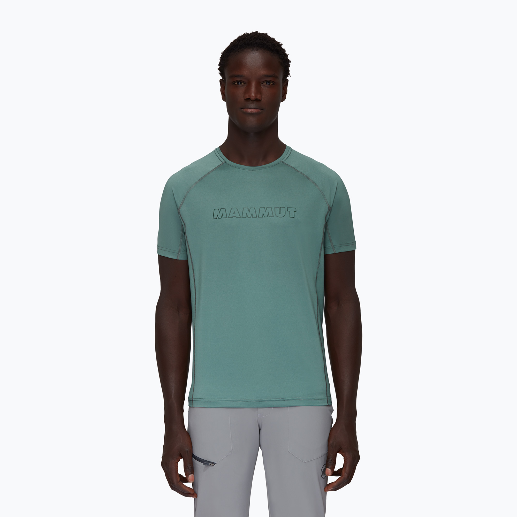 Mammut Selun FL Logo green мъжка тениска за трекинг 1017-05050