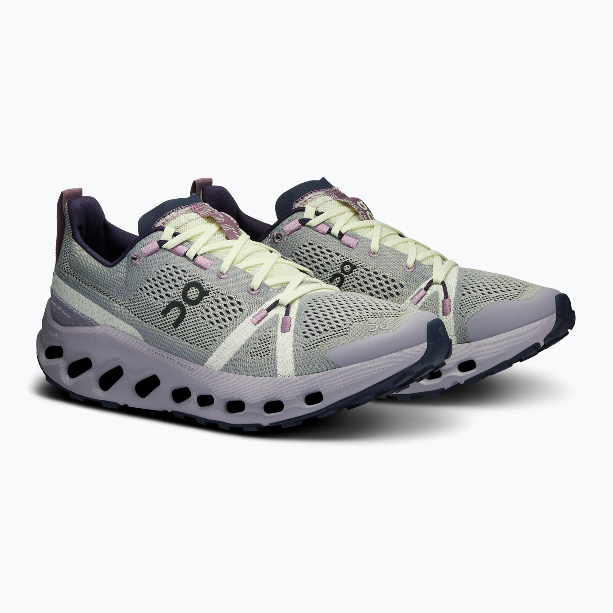 Дамски обувки за бягане On Running Cloudsurfer Trail seedling/lilac