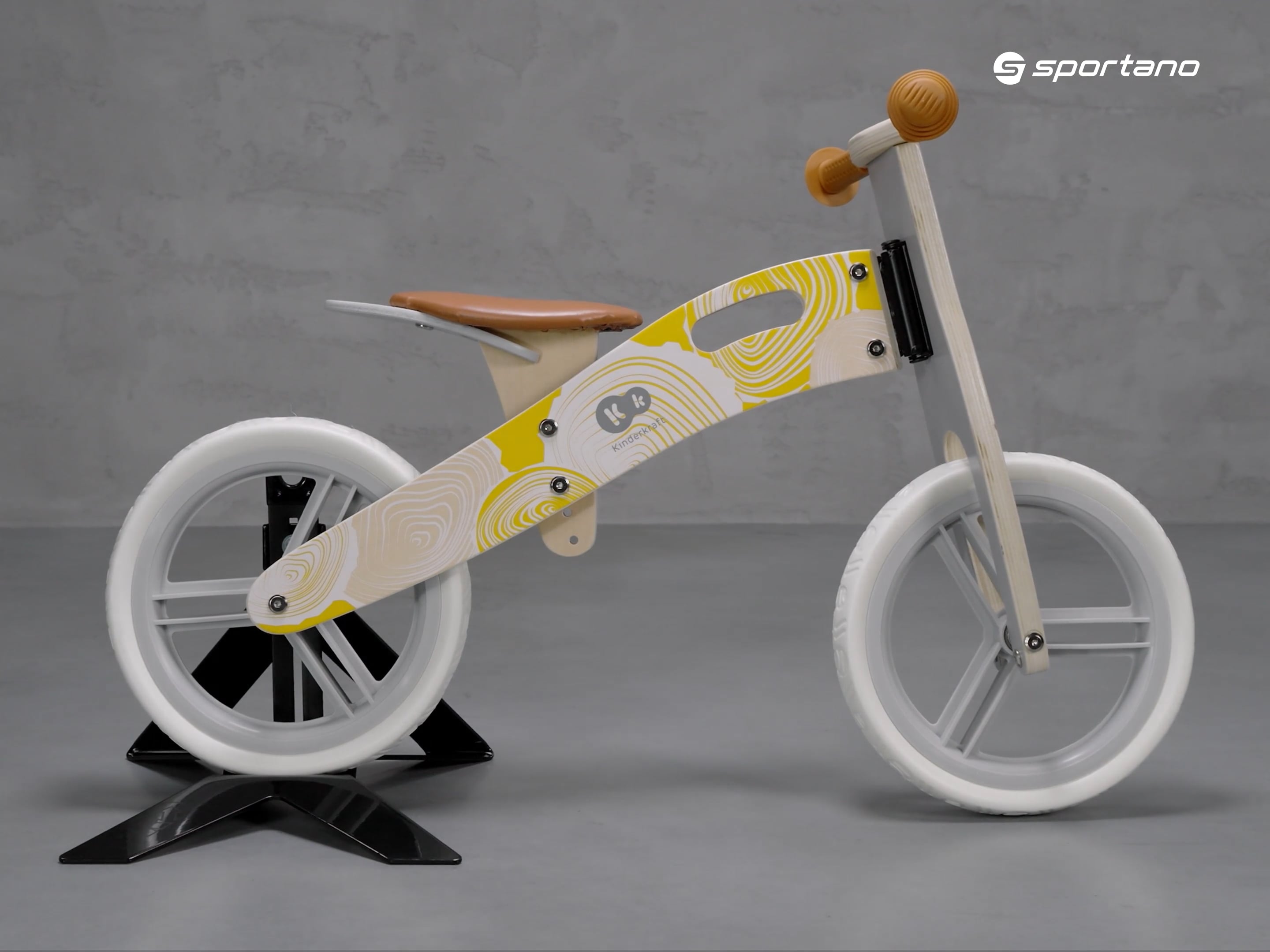 Kinderkraft велосипед за бягане жълт KRRUNN00YEL0000