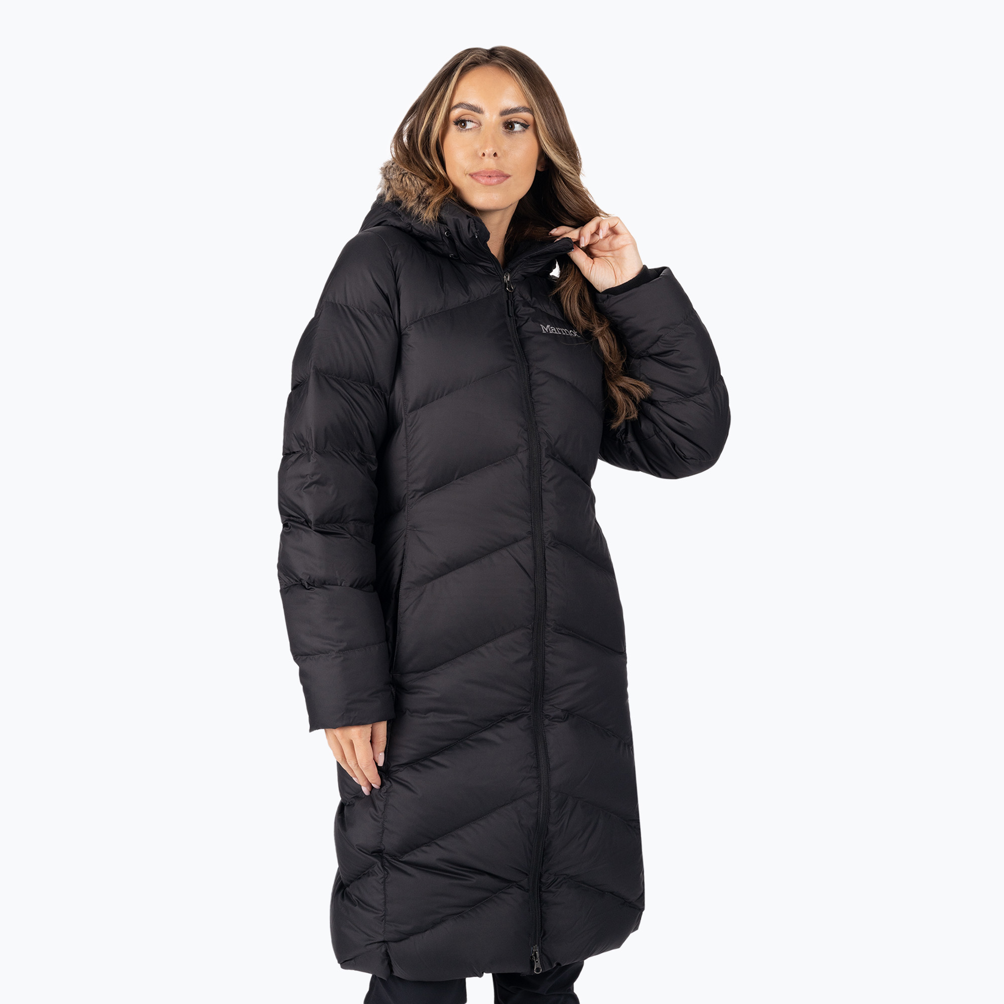 Marmot дамско пухено яке Montreaux Coat black 78090
