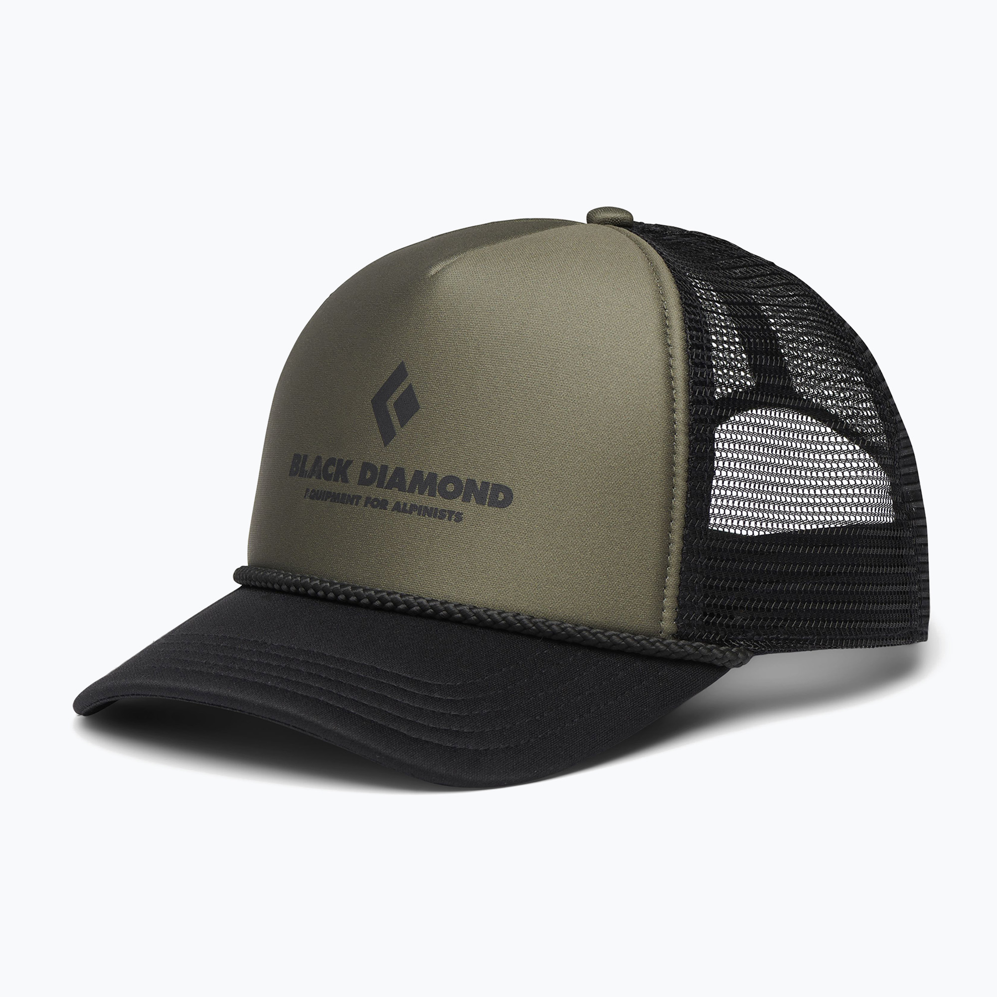 Бейзболна шапка Black Diamond Flat Bill Trucker tundra/black/bd wordmark