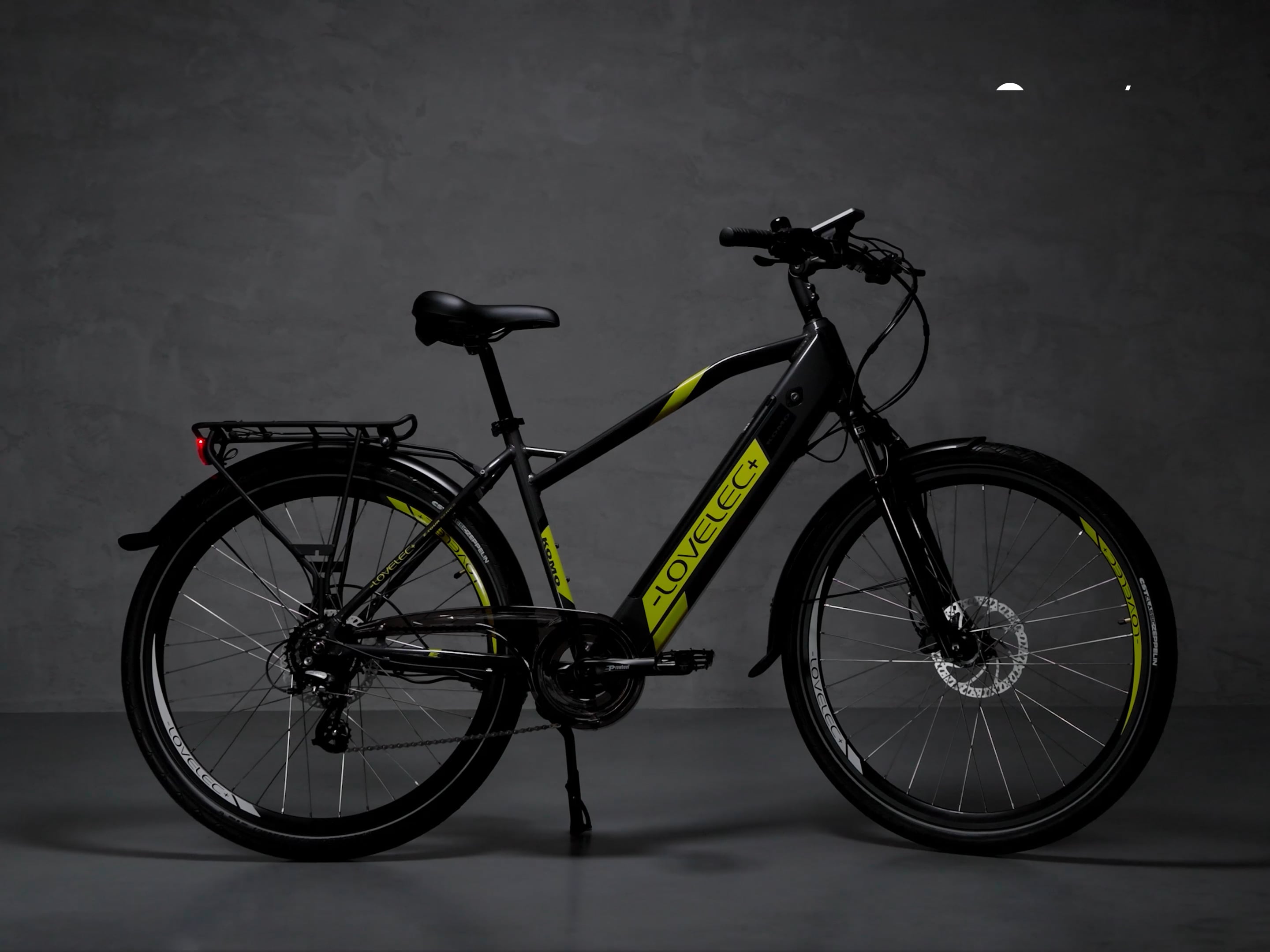 LOVELEC Komo Man 16Ah сиво-жълт електрически велосипед B400363